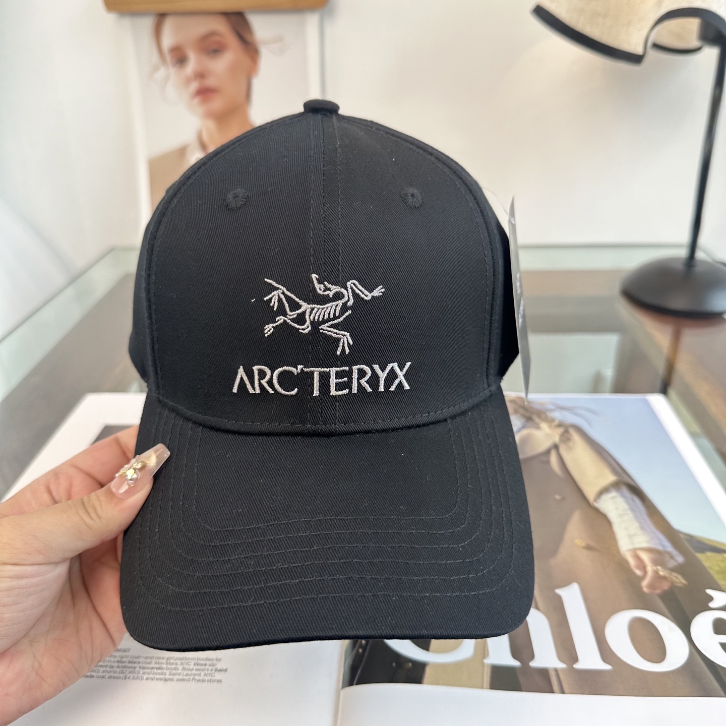 ARCTERYX SMALL BIRD HAT 始祖鸟刺绣标弯檐棒球帽轻量帽子防晒帽遮阳帽情侣款SMAL