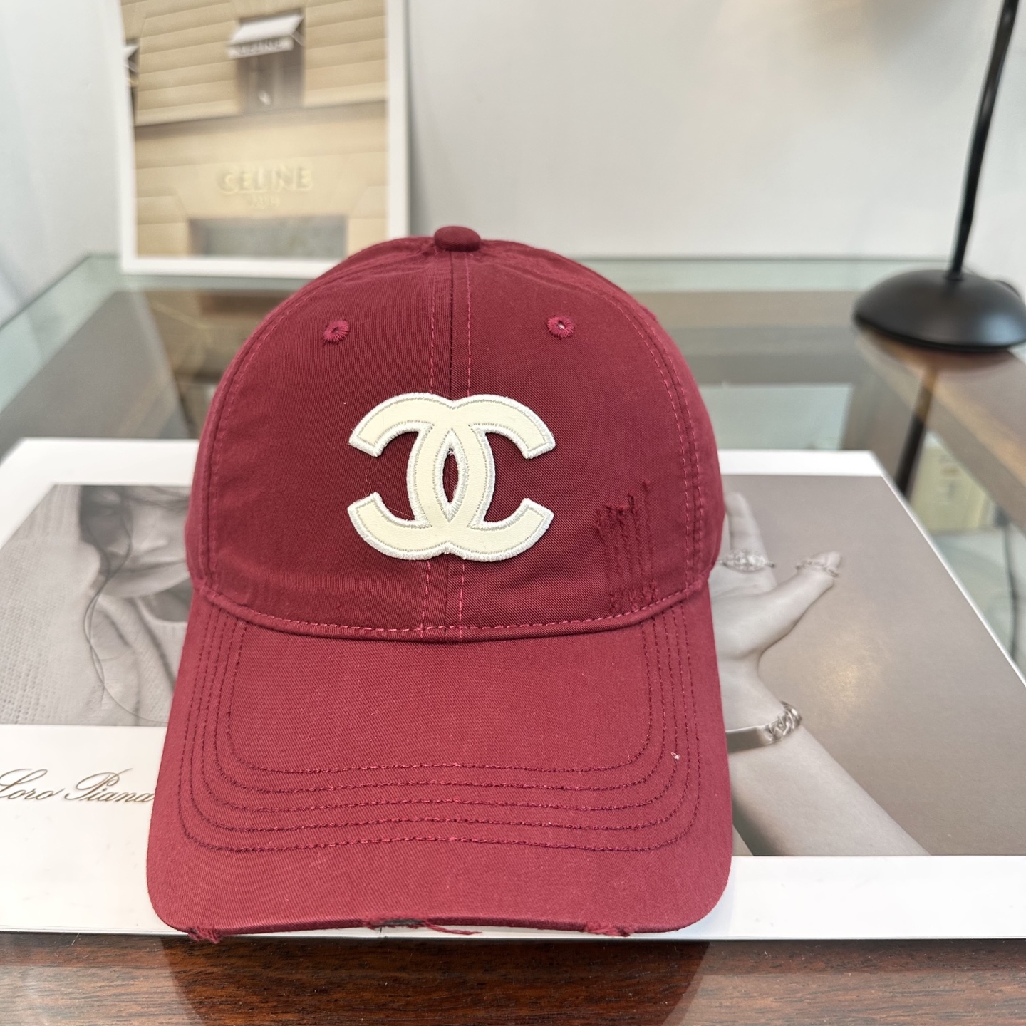 Chanel CHANEL香奈儿新款高级感唯美纹路小香风鸭舌帽 ，遮阳又超好搭配，出街单品 高货版本