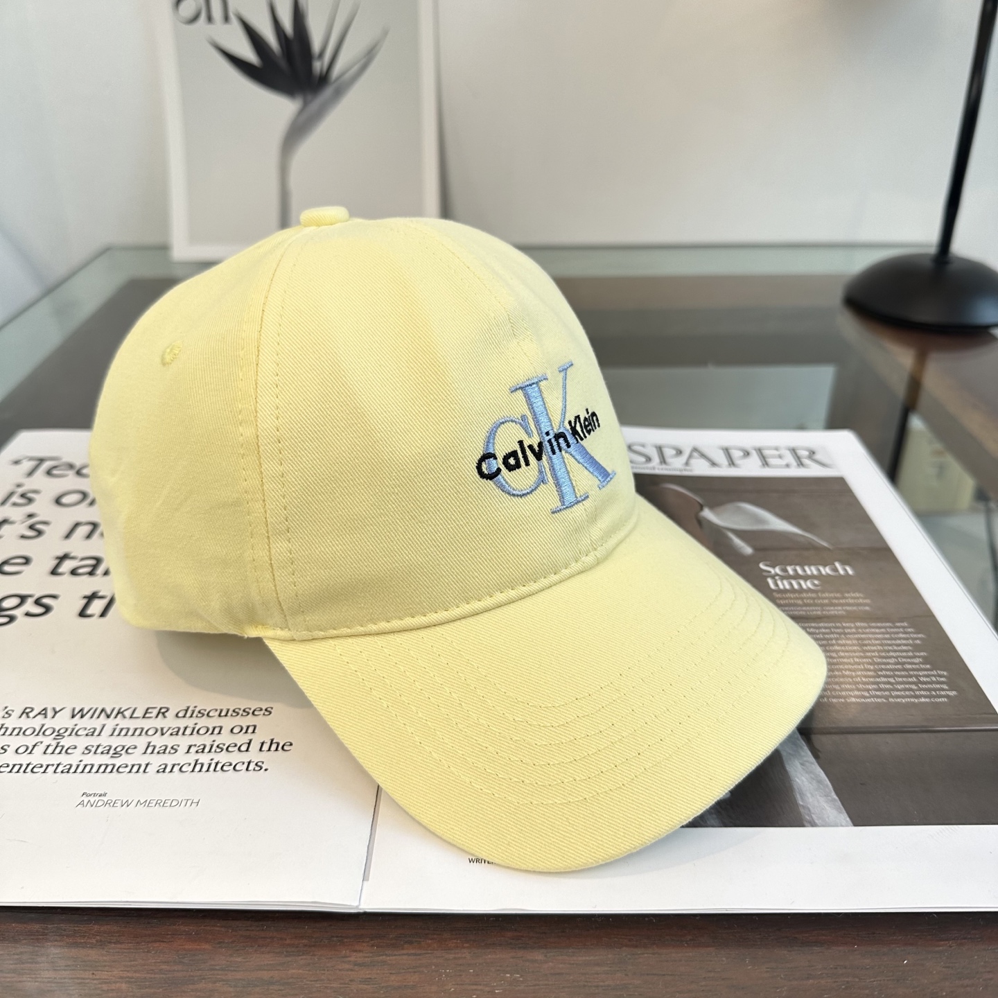Calvin Klein，CKlogo春夏新款棒球帽 小红书推荐，时尚百搭，众多明星都喜欢的一款，非常爆
