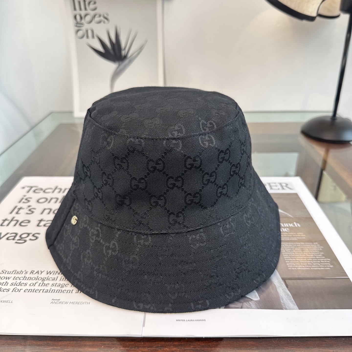 GUCCI古奇双面渔夫帽👒官网新品Gucci渔夫帽火爆来袭 工艺非常精美 高档大气上档次！低调奢华，方便