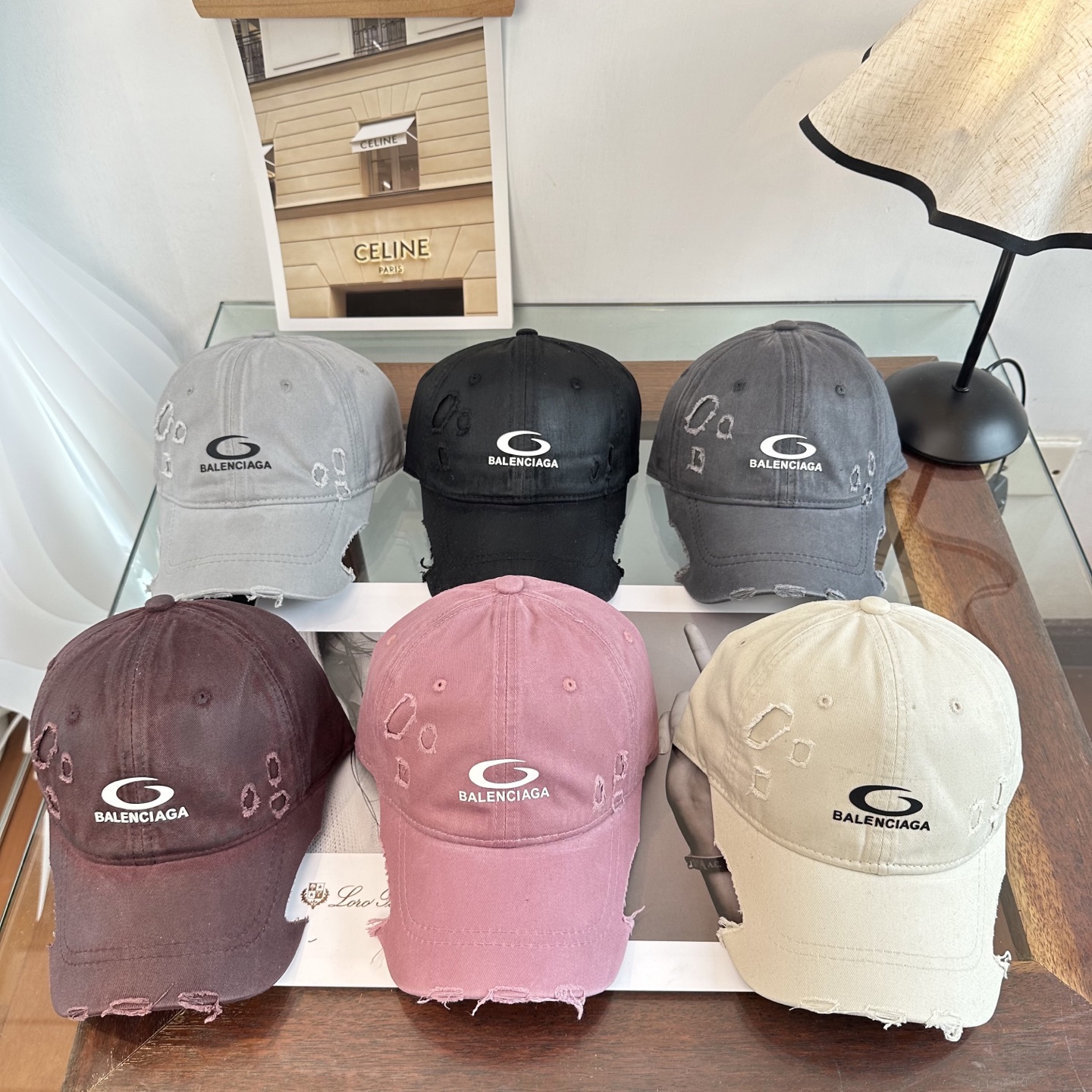 Balenciaga 新品Balenciaga 巴黎世家字母新款棒球帽