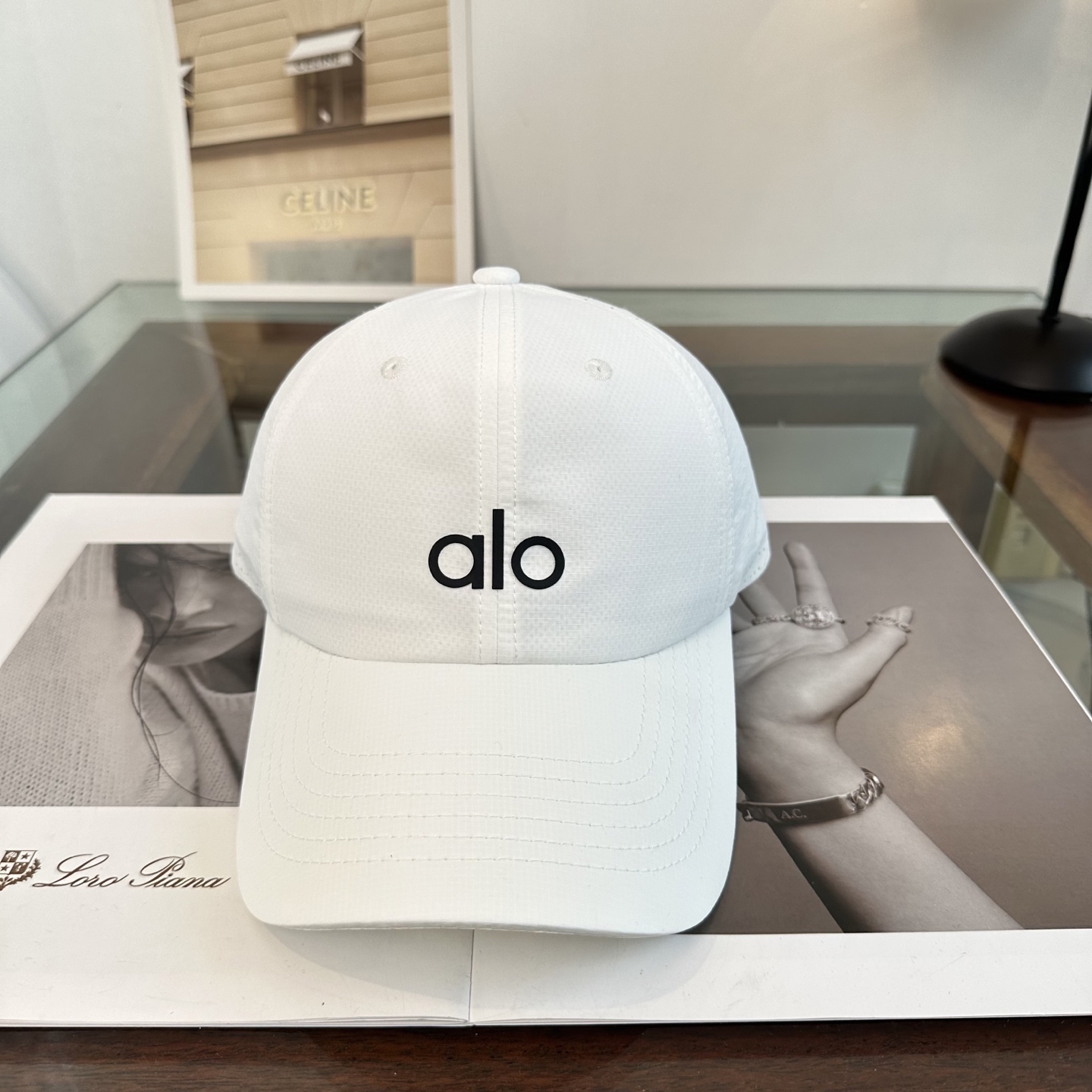 Alo 🔥爆款 新款棒球帽定制面料，简约时尚更透气，超火爆现货秒发
