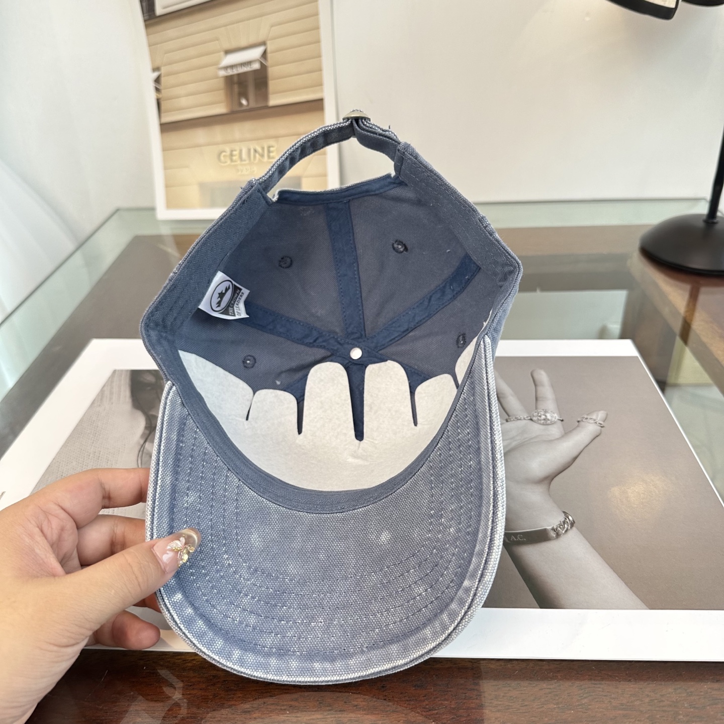 Chrome Hearts 克罗心💓早春韩版时尚复古拼色牛仔棒球帽🧢鸭舌帽