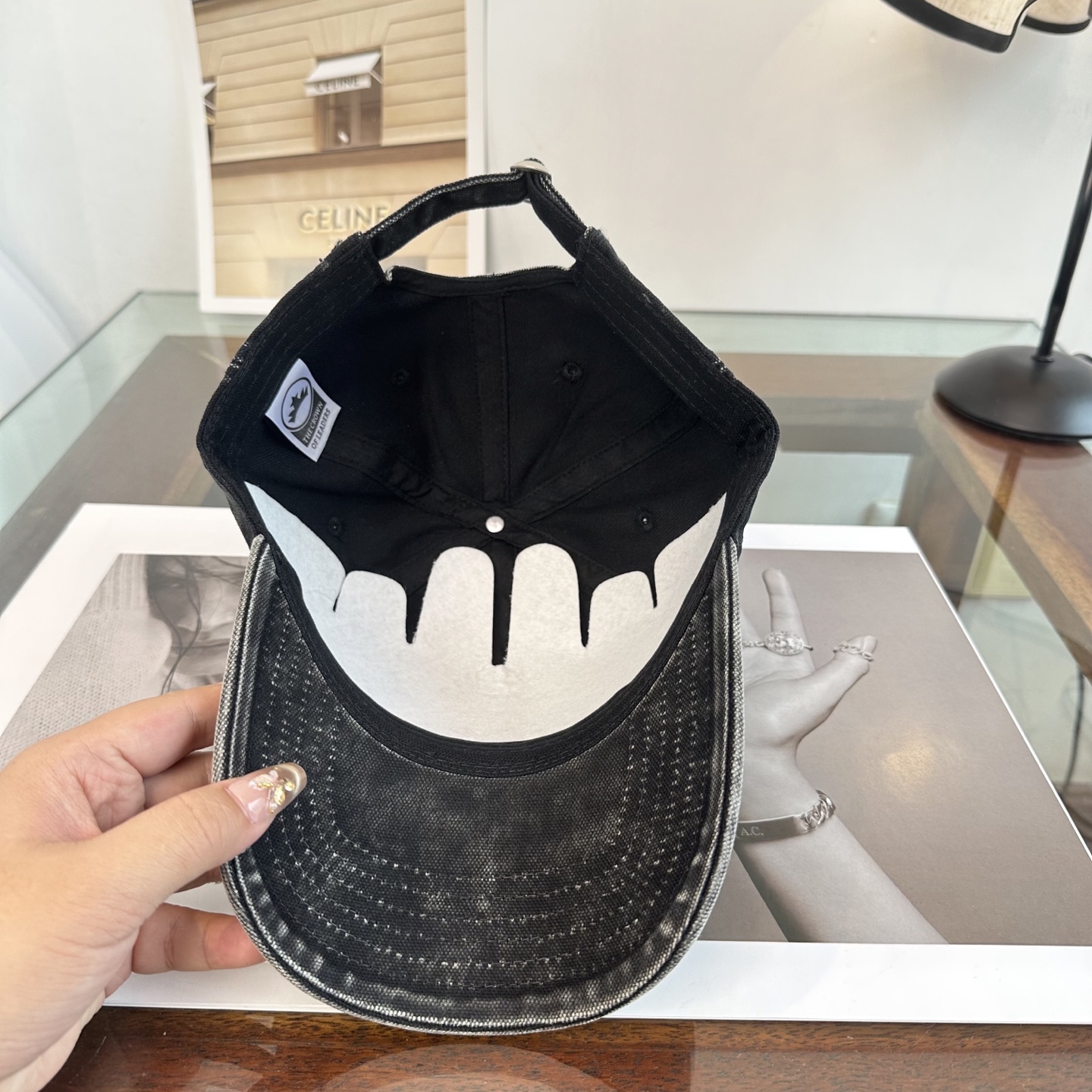 Chrome Hearts 克罗心💓早春韩版时尚复古拼色牛仔棒球帽🧢鸭舌帽