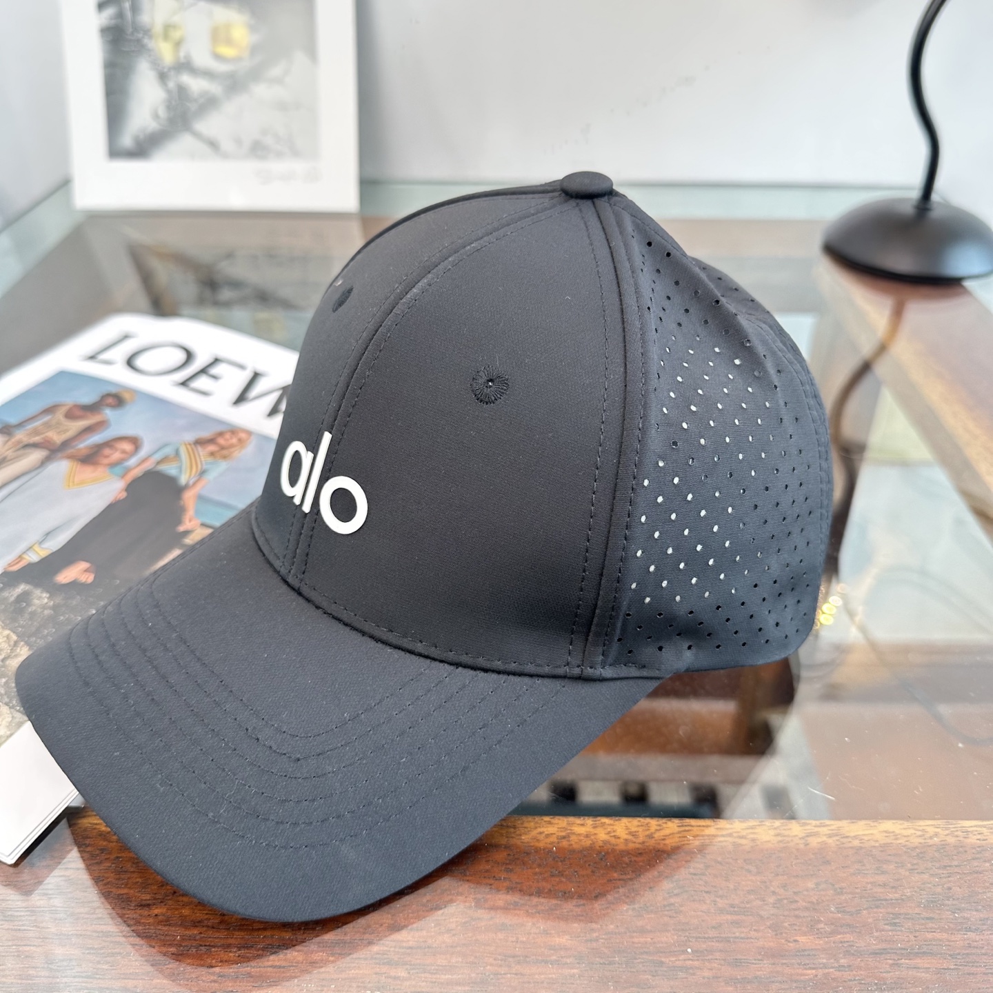 Alo 🔥爆款 新款棒球帽定制面料，简约时尚更透气，超火爆现货秒发