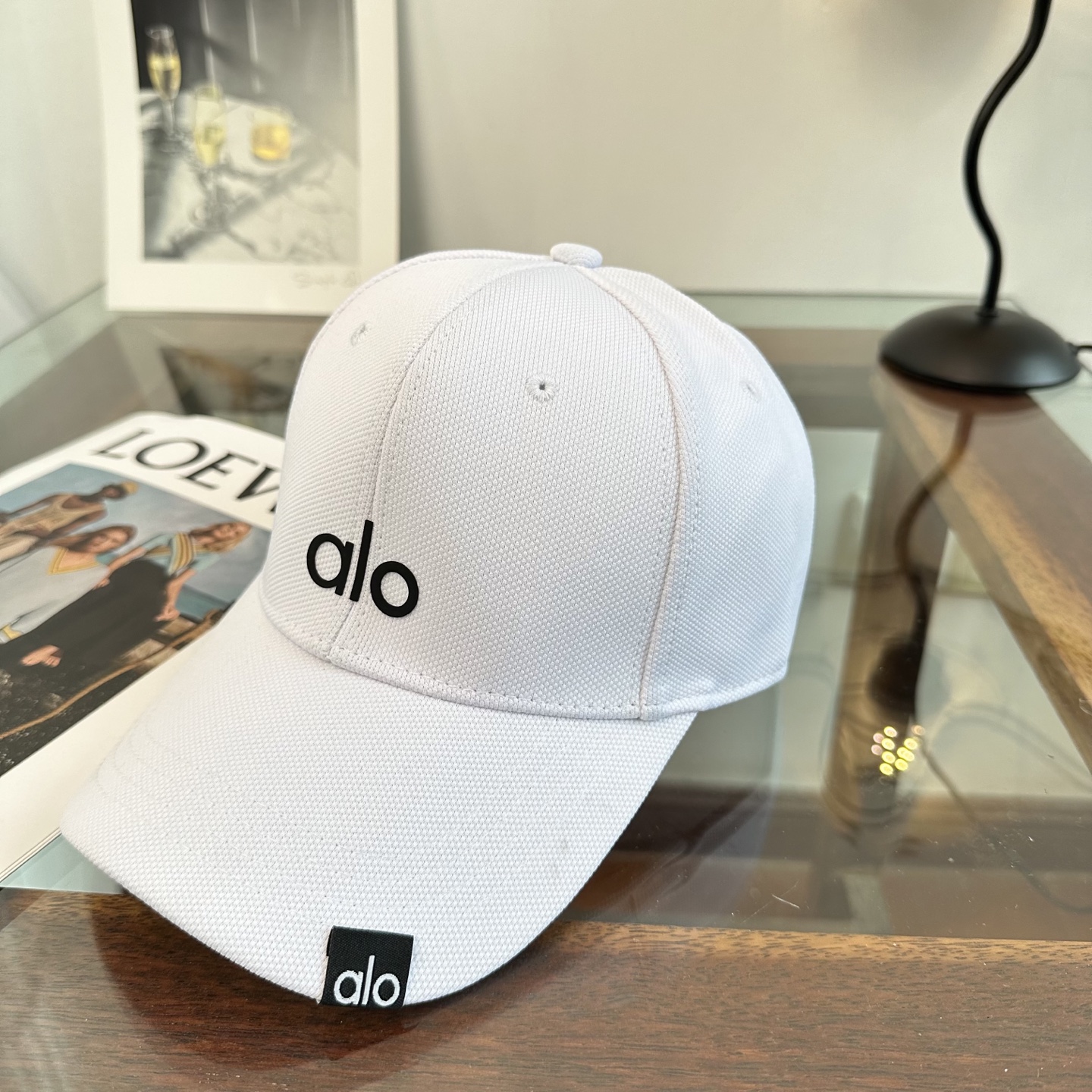 Alo 。爆款 新款棒球帽定制面料，简约时尚更透气，超火爆现货秒发