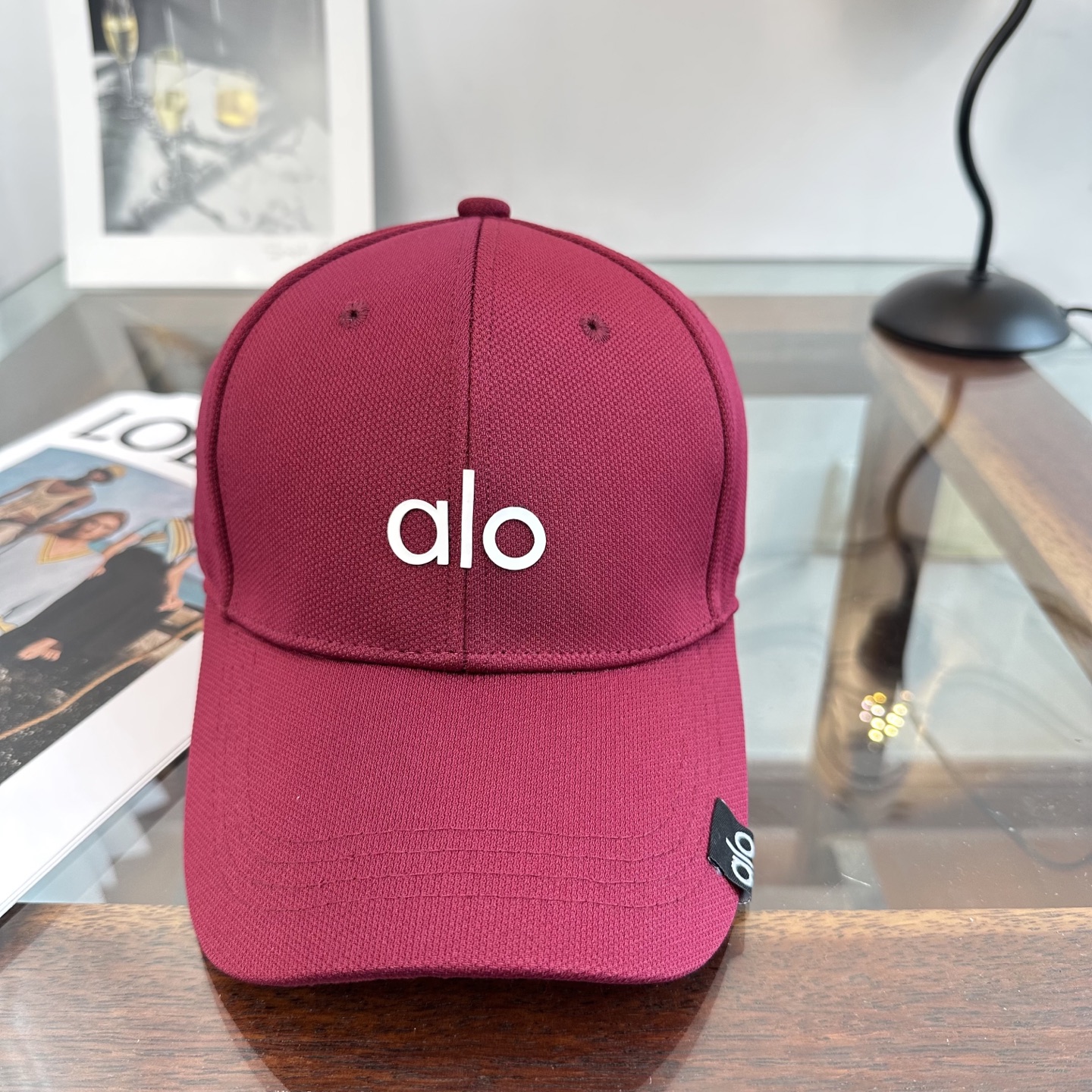 Alo 。爆款 新款棒球帽定制面料，简约时尚更透气，超火爆现货秒发