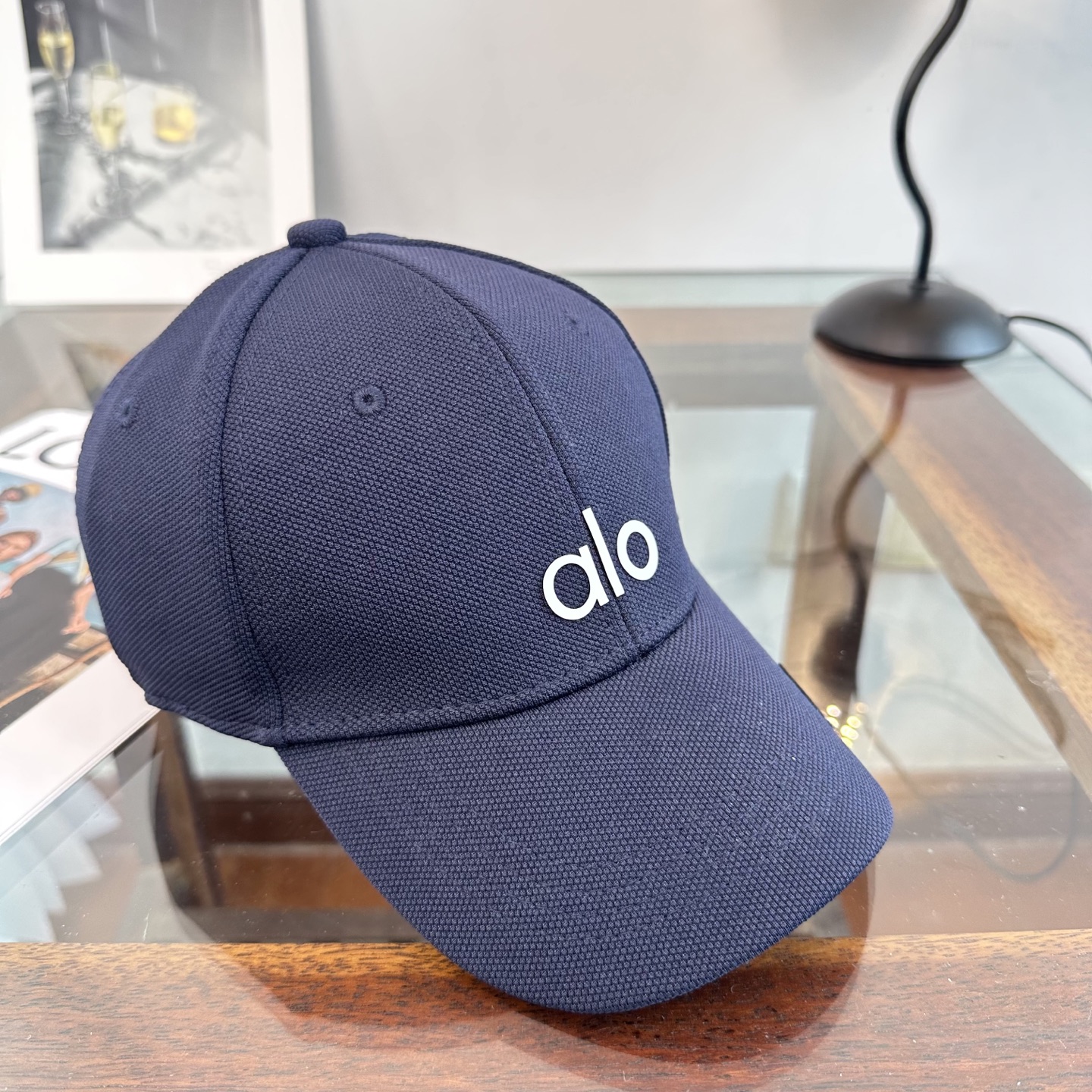 Alo 。爆款 新款棒球帽定制面料，简约时尚更透气，超火爆现货秒发