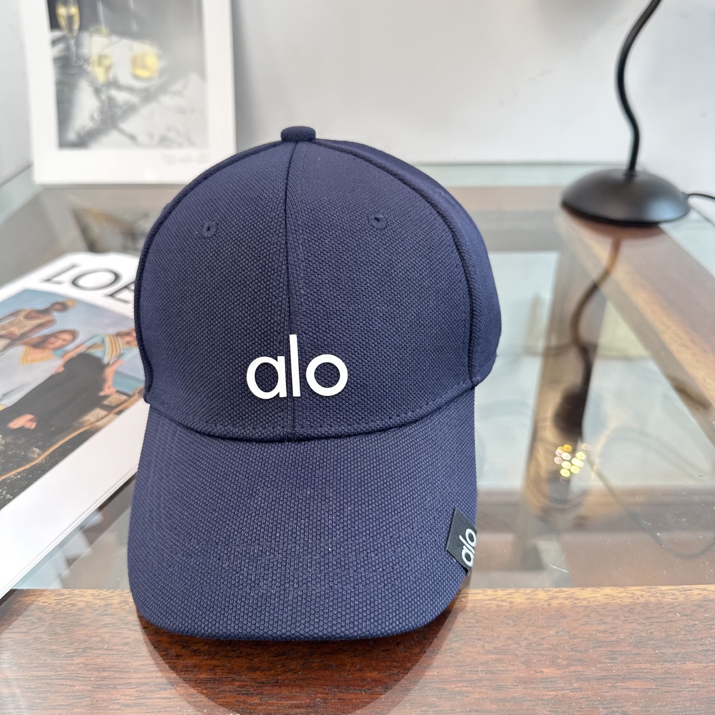 Alo 。爆款 新款棒球帽定制面料，简约时尚更透气，超火爆现货秒发