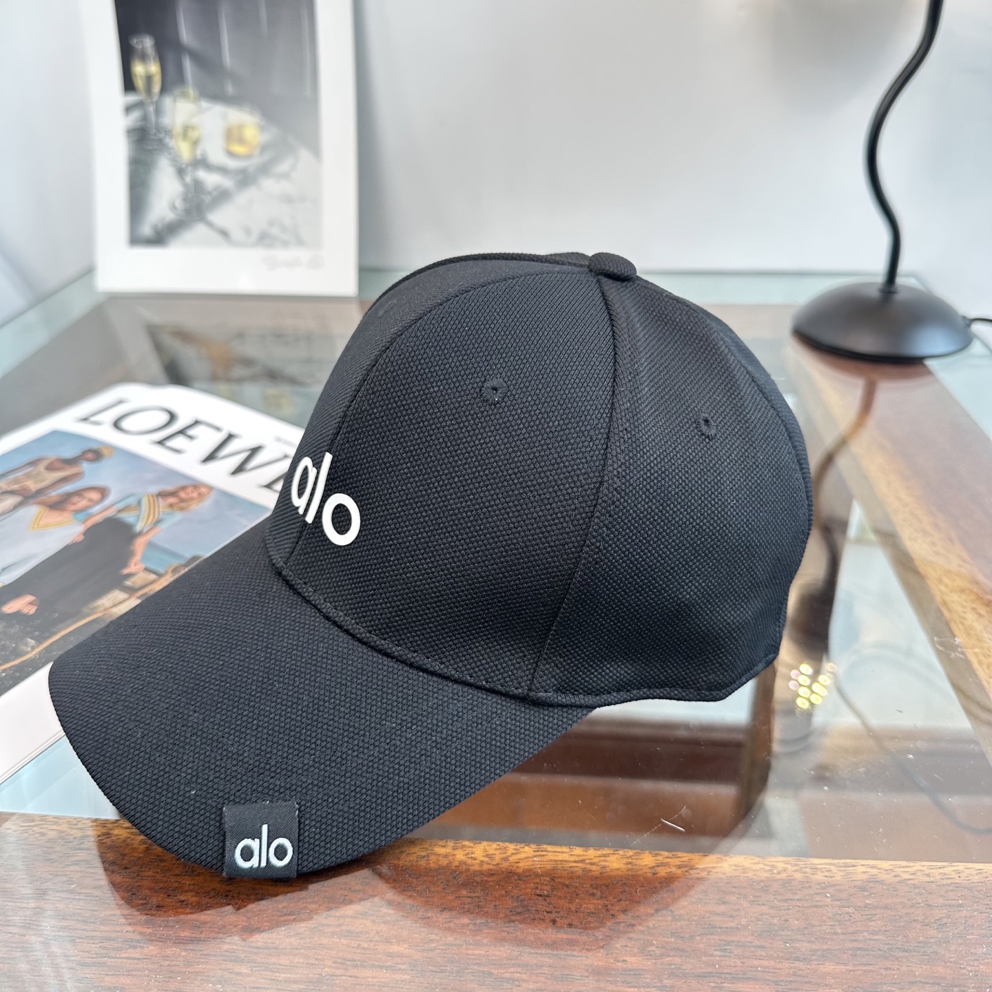 Alo 。爆款 新款棒球帽定制面料，简约时尚更透气，超火爆现货秒发