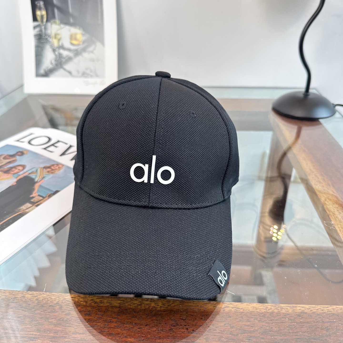 Alo 。爆款 新款棒球帽定制面料，简约时尚更透气，超火爆现货秒发