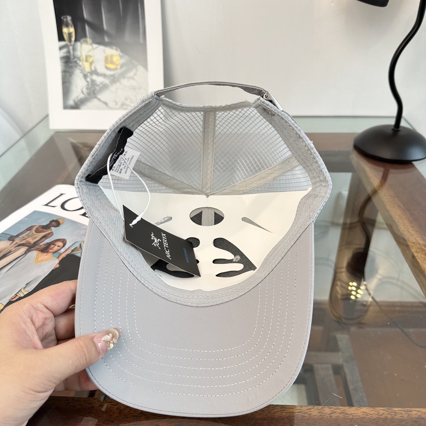 ARCTERYX SMALL BIRD HAT 始祖鸟弯檐棒球帽轻量帽子防晒帽遮阳帽情侣款SMALL B