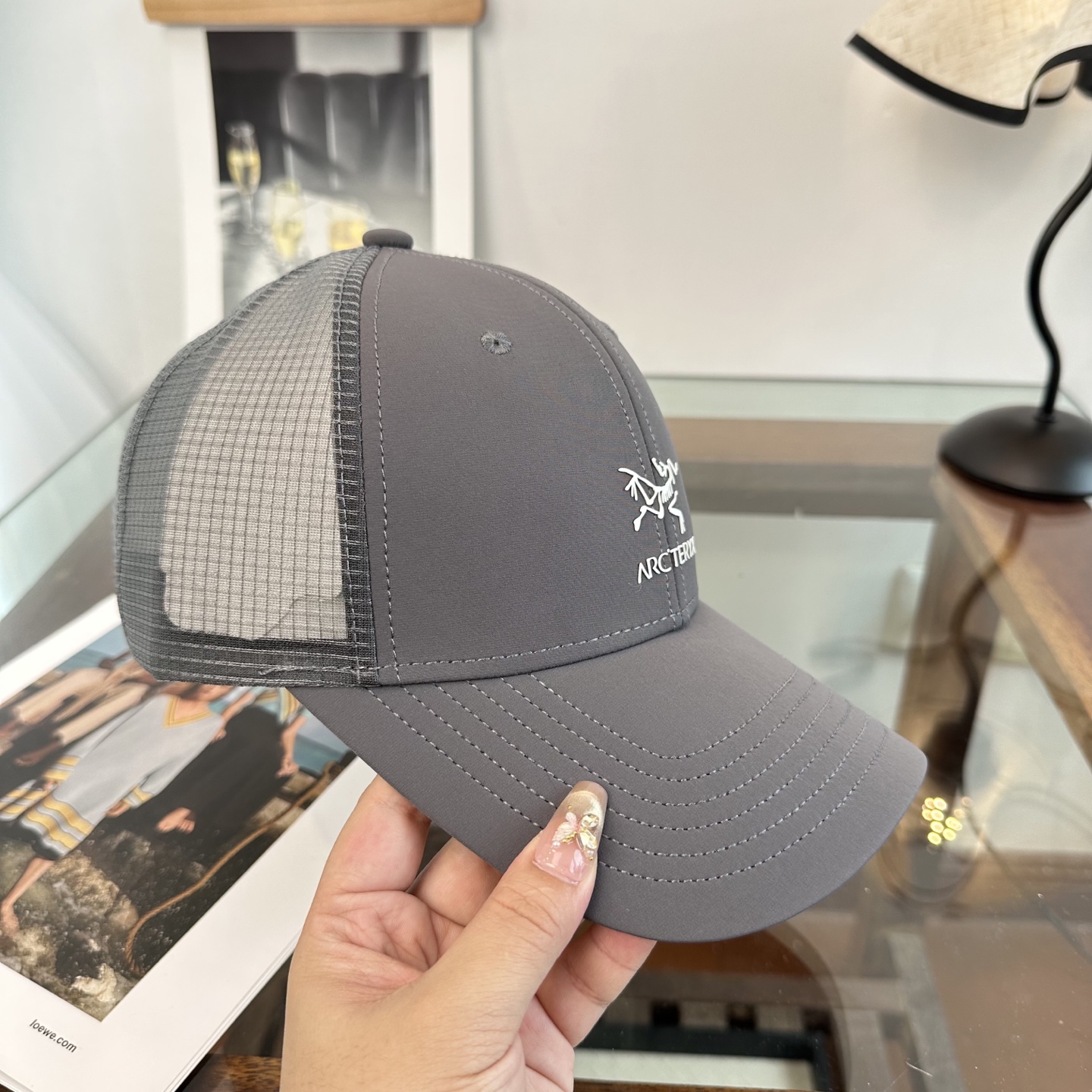 ARCTERYX SMALL BIRD HAT 始祖鸟弯檐棒球帽轻量帽子防晒帽遮阳帽情侣款SMALL B