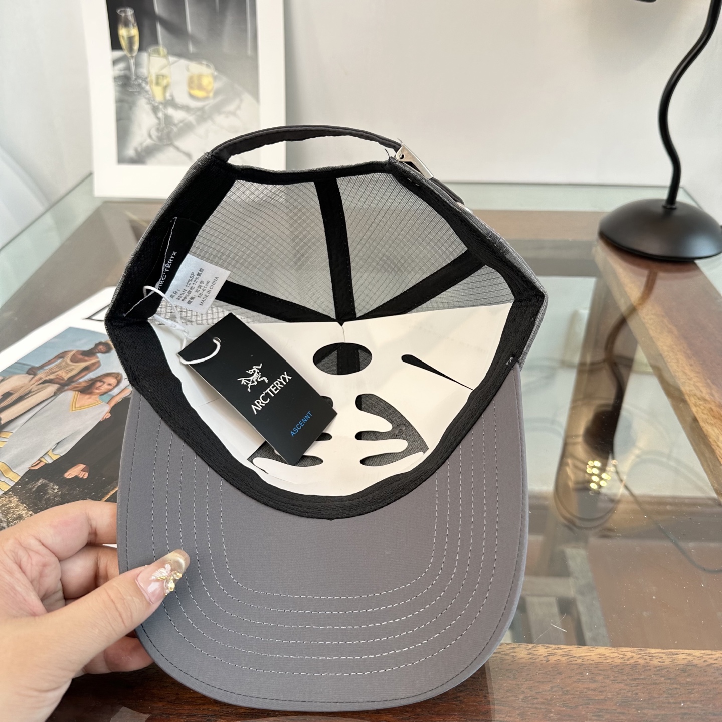 ARCTERYX SMALL BIRD HAT 始祖鸟弯檐棒球帽轻量帽子防晒帽遮阳帽情侣款SMALL B