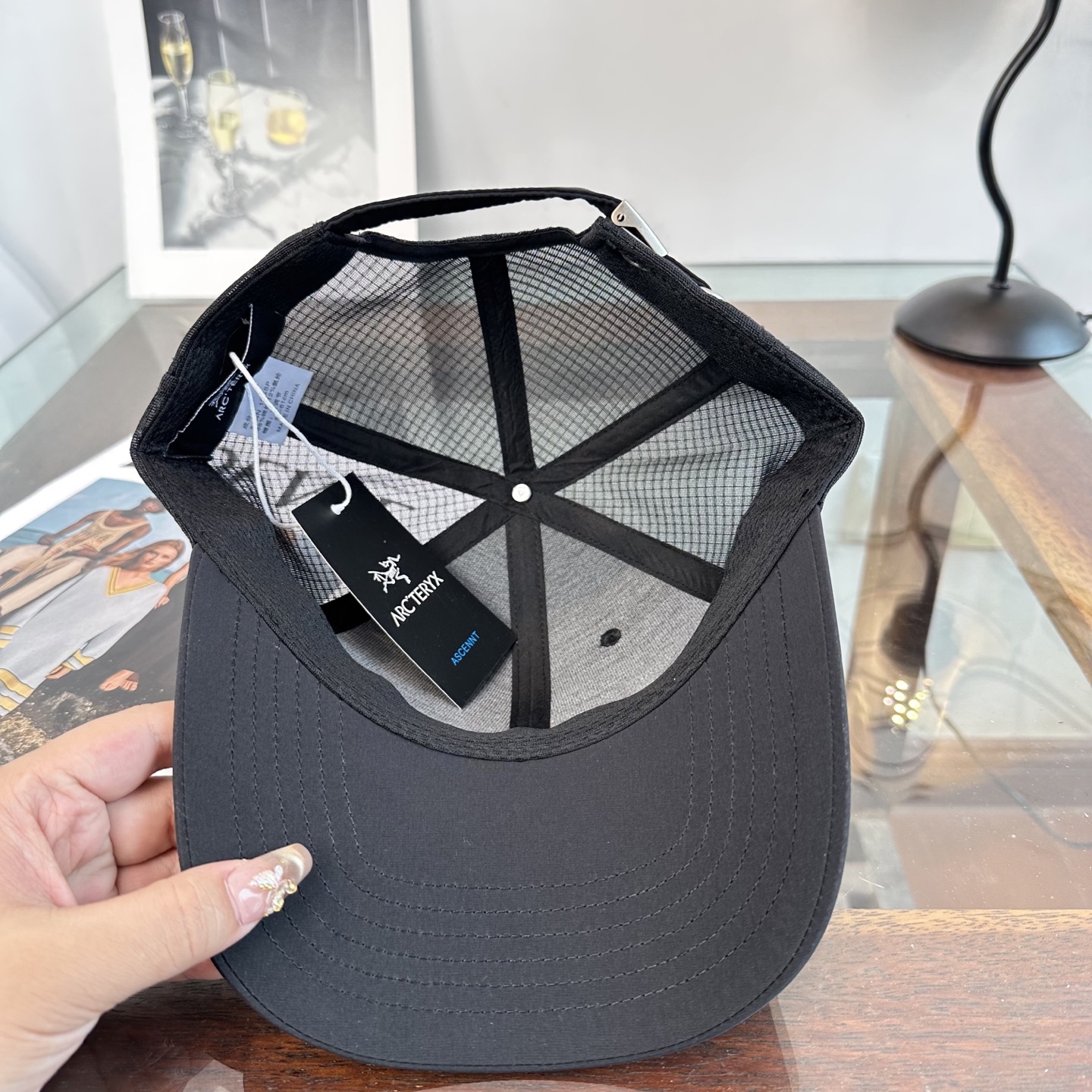 ARCTERYX SMALL BIRD HAT 始祖鸟弯檐棒球帽轻量帽子防晒帽遮阳帽情侣款SMALL B