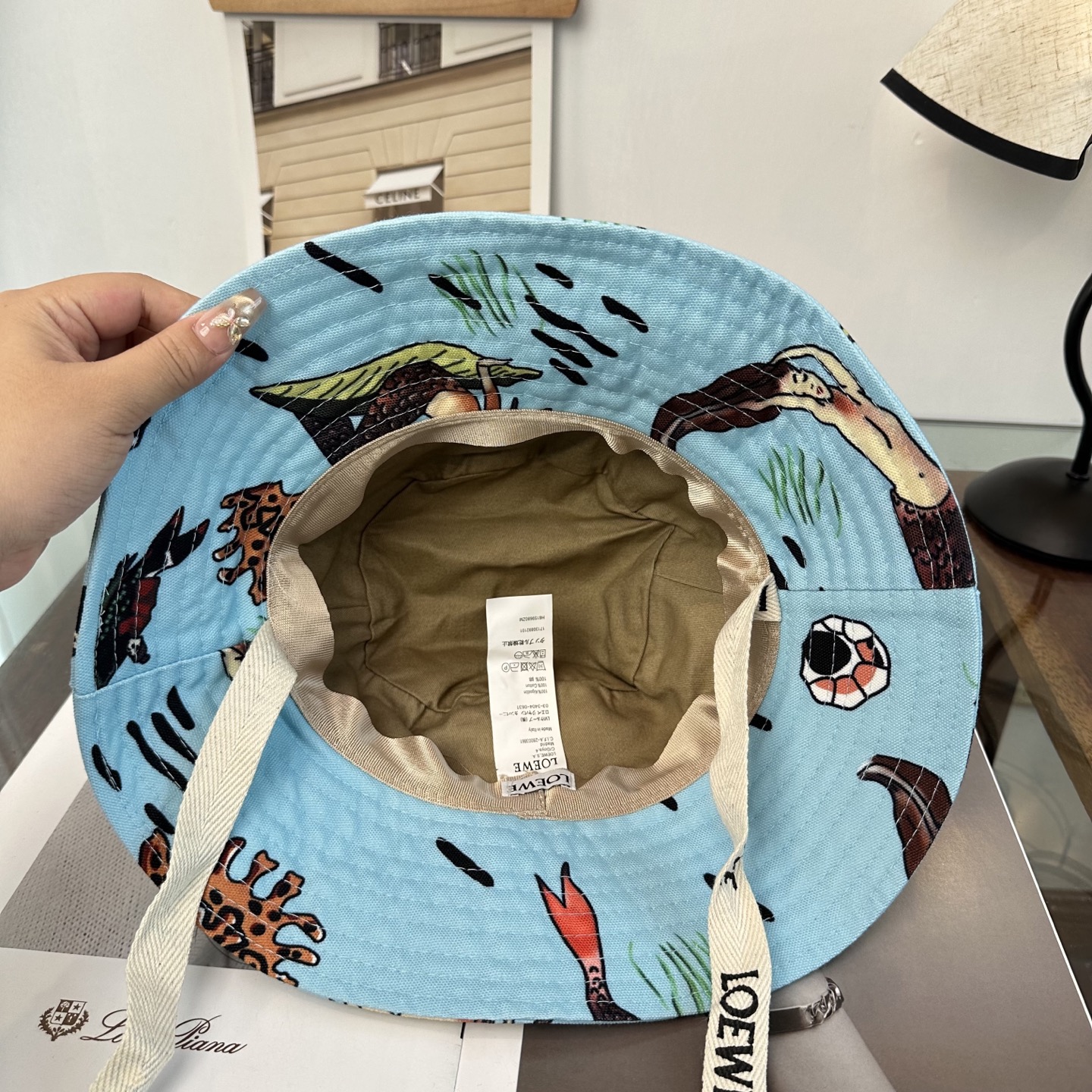 LOEWE罗意威 专柜新品渔夫帽，原单品质，内标齐全，头围57cm
