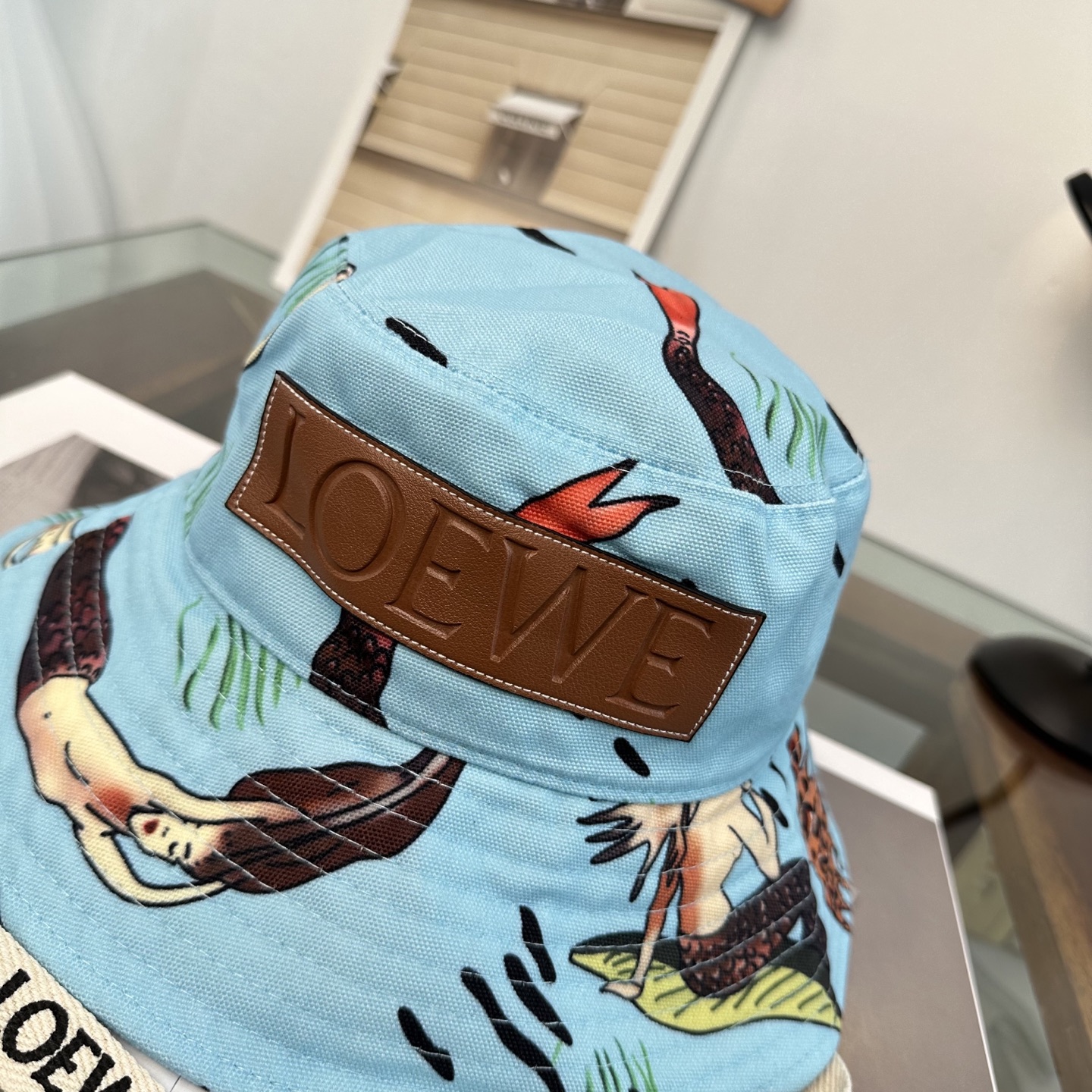 LOEWE罗意威 专柜新品渔夫帽，原单品质，内标齐全，头围57cm