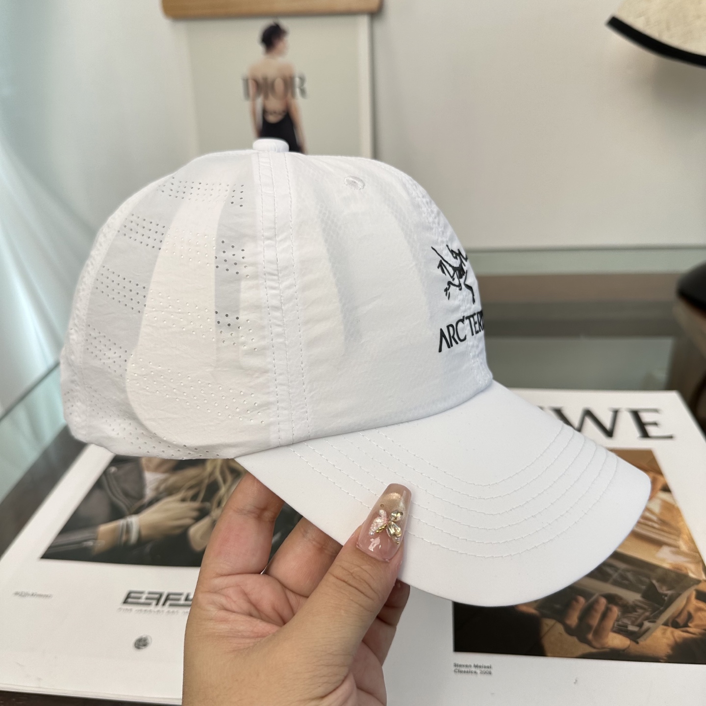ARCTERYX SMALL BIRD HAT 始祖鸟弯檐棒球帽轻量帽子防晒帽遮阳帽情侣款SMALL B