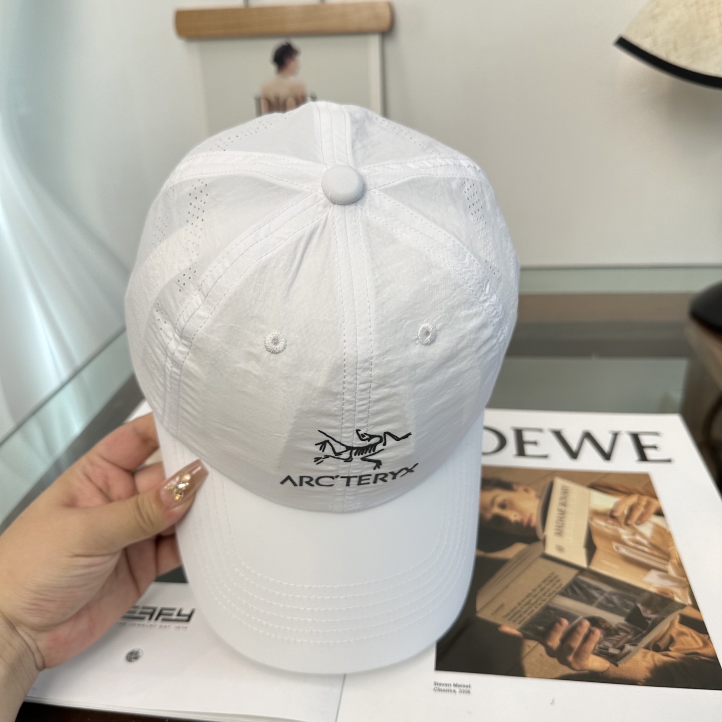 ARCTERYX SMALL BIRD HAT 始祖鸟弯檐棒球帽轻量帽子防晒帽遮阳帽情侣款SMALL B