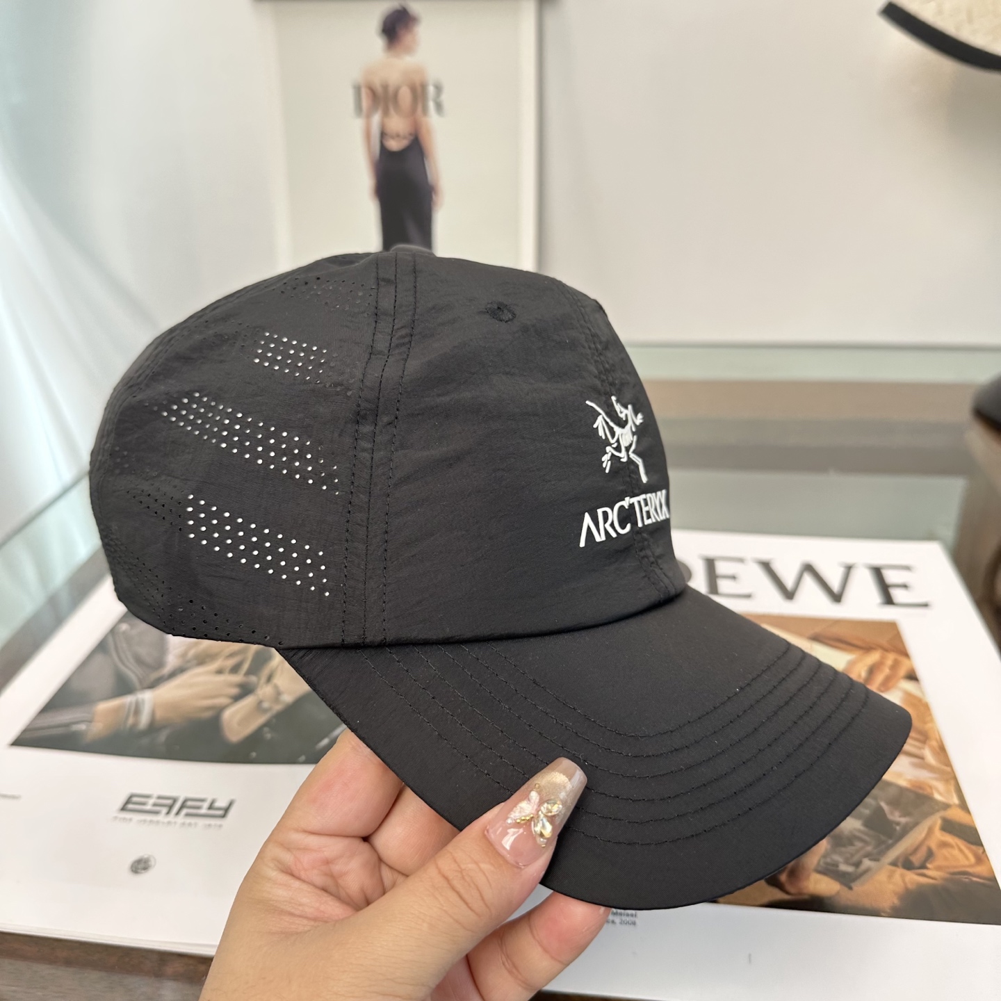 ARCTERYX SMALL BIRD HAT 始祖鸟弯檐棒球帽轻量帽子防晒帽遮阳帽情侣款SMALL B