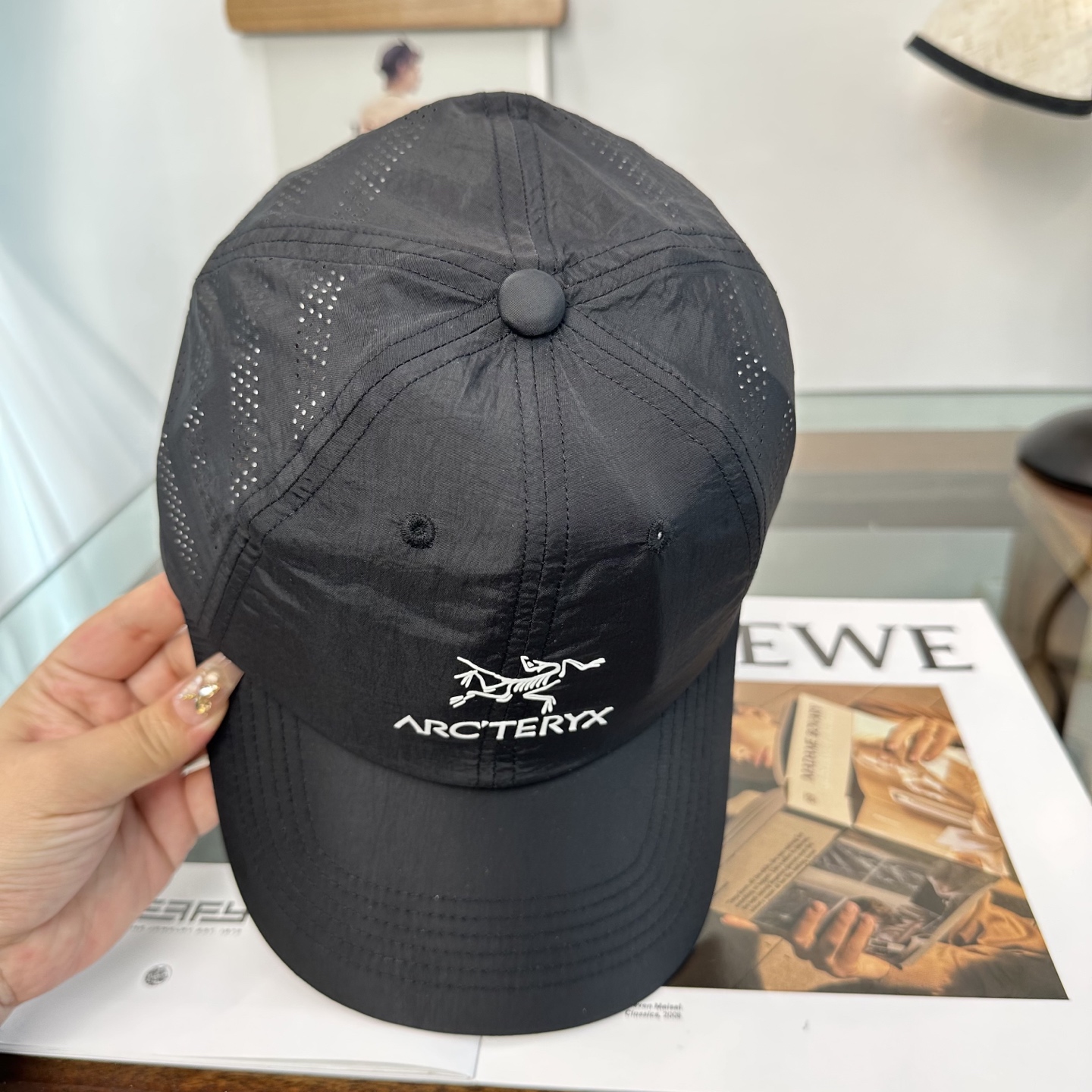 ARCTERYX SMALL BIRD HAT 始祖鸟弯檐棒球帽轻量帽子防晒帽遮阳帽情侣款SMALL B