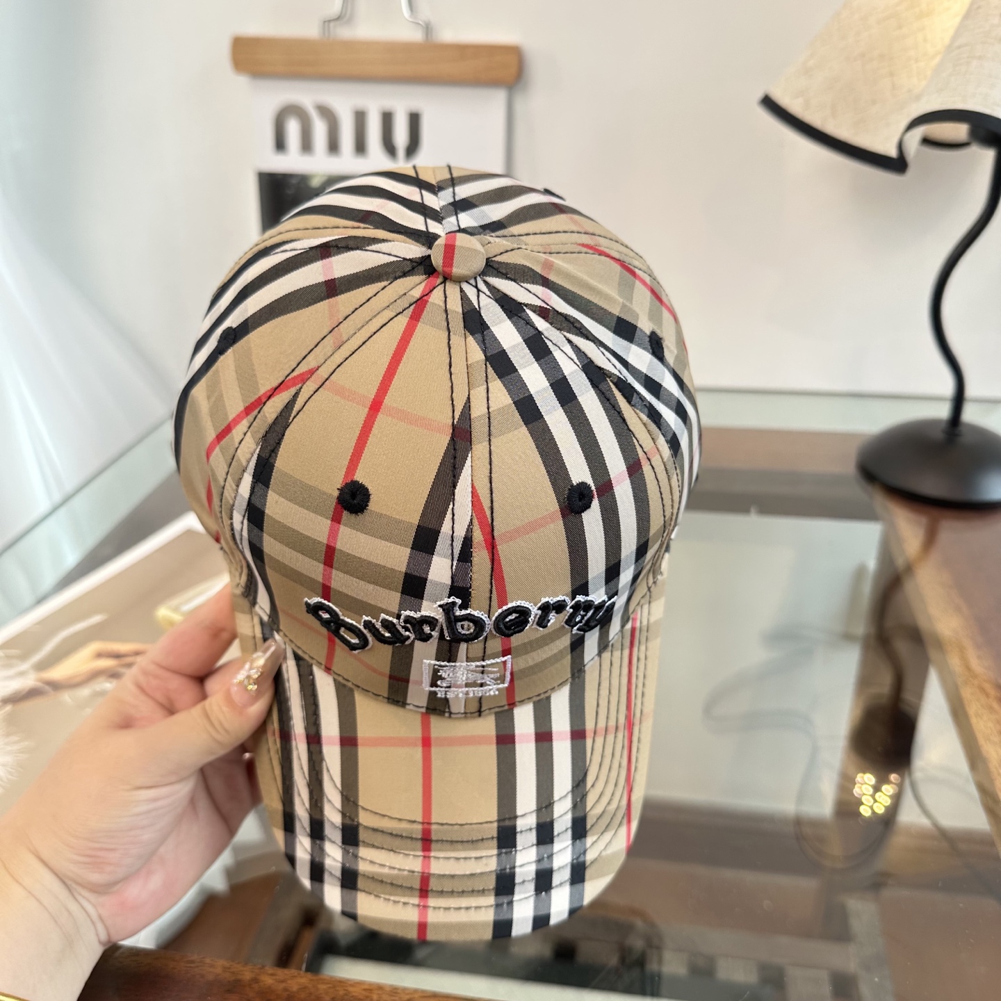 巴宝莉BURBERRY官网同步上线 韩版新款英伦风定制款1:1原单品质 男女通用棒球帽 美邦工艺 高版品