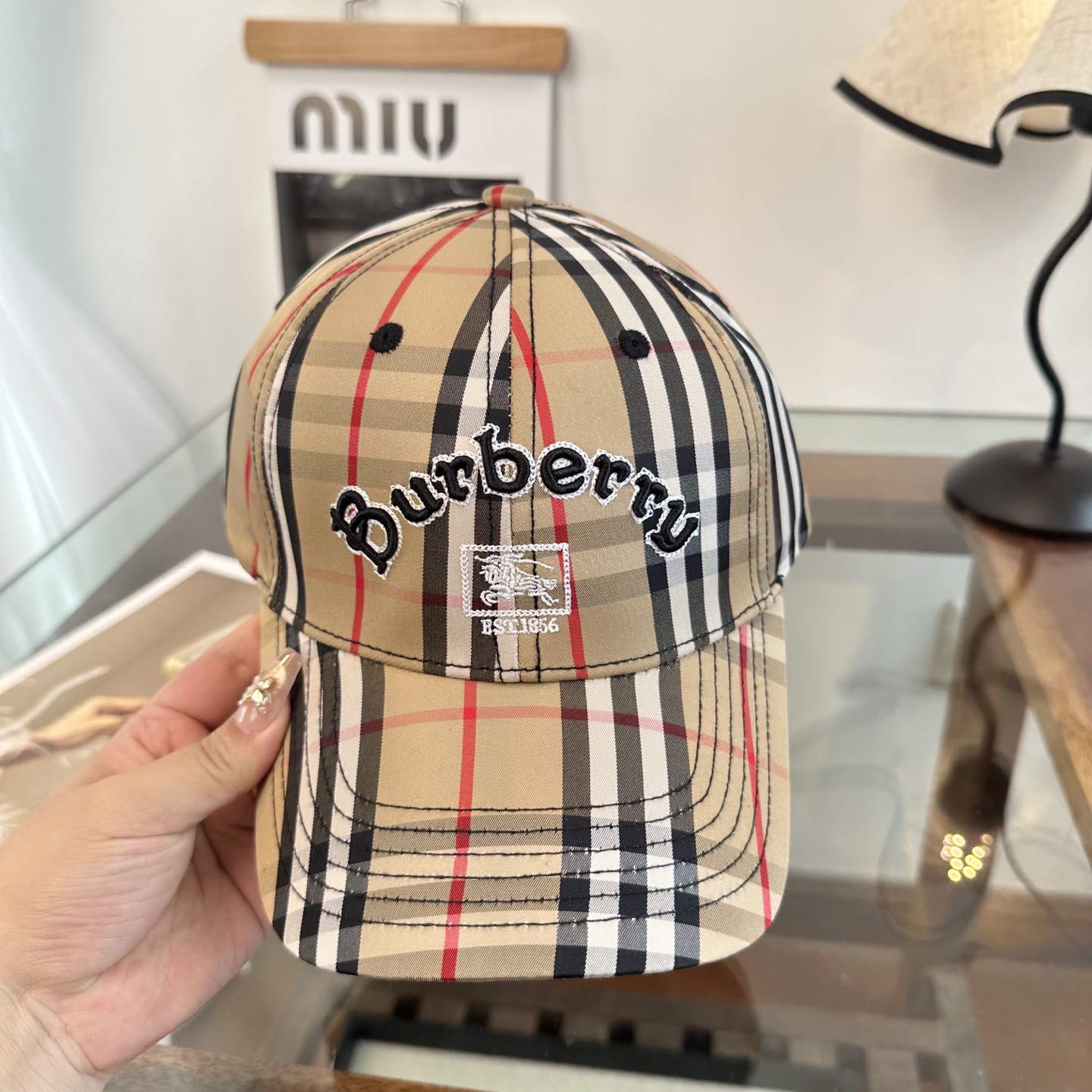 巴宝莉BURBERRY官网同步上线 韩版新款英伦风定制款1:1原单品质 男女通用棒球帽 美邦工艺 高版品