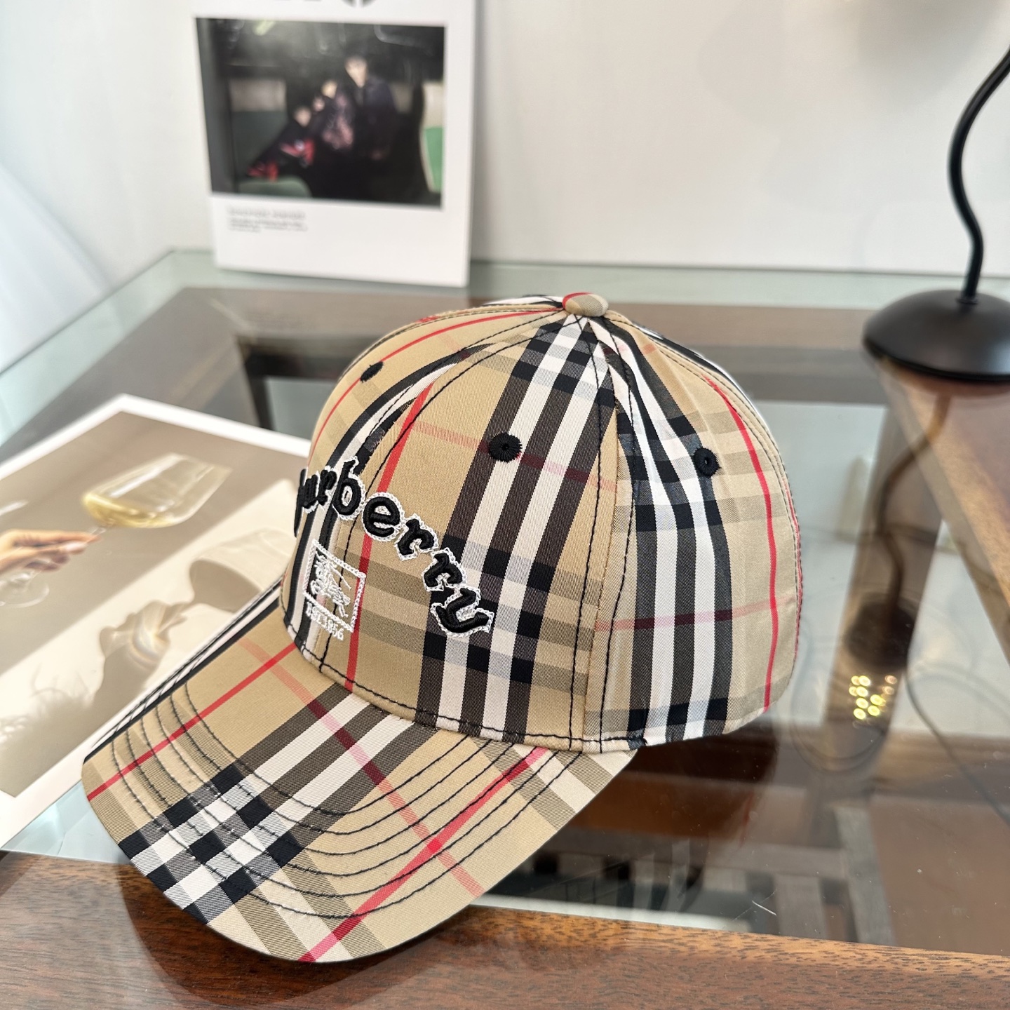 巴宝莉BURBERRY官网同步上线 韩版新款英伦风定制款1:1原单品质 男女通用棒球帽 美邦工艺 高版品