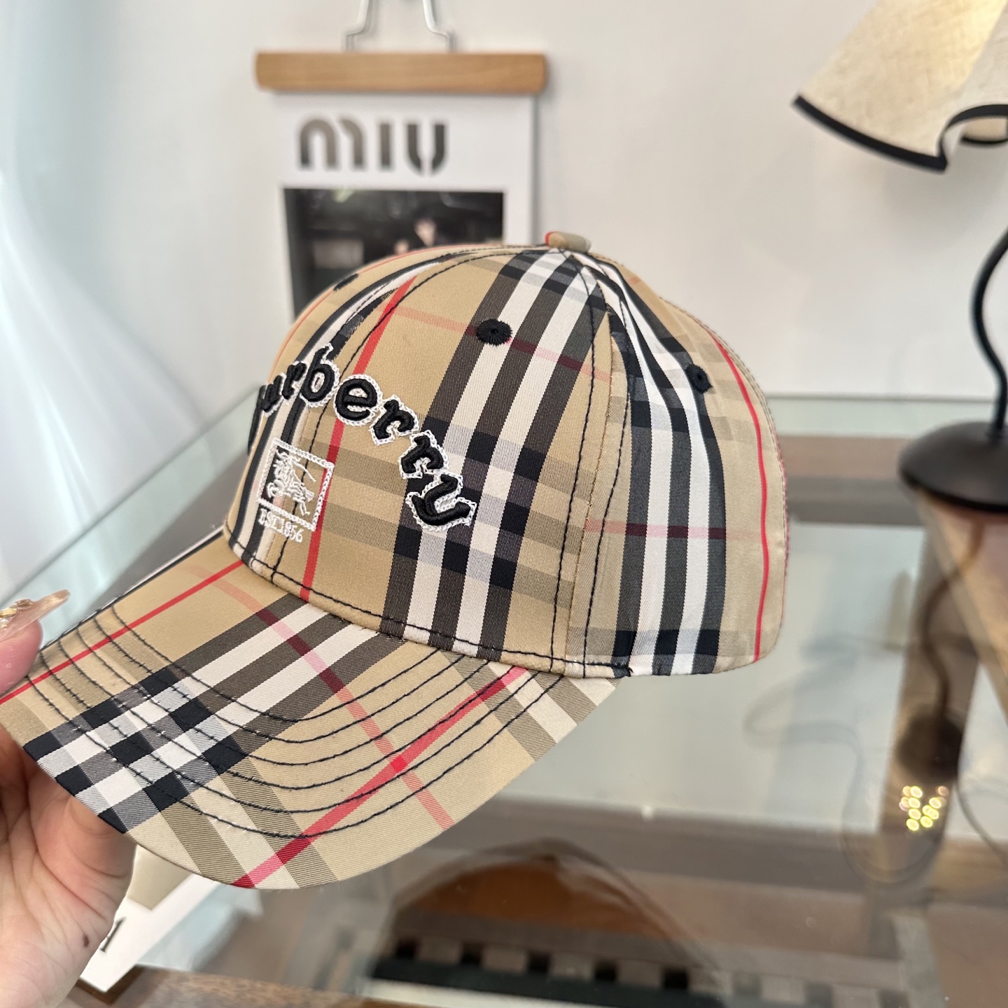 巴宝莉BURBERRY官网同步上线 韩版新款英伦风定制款1:1原单品质 男女通用棒球帽 美邦工艺 高版品