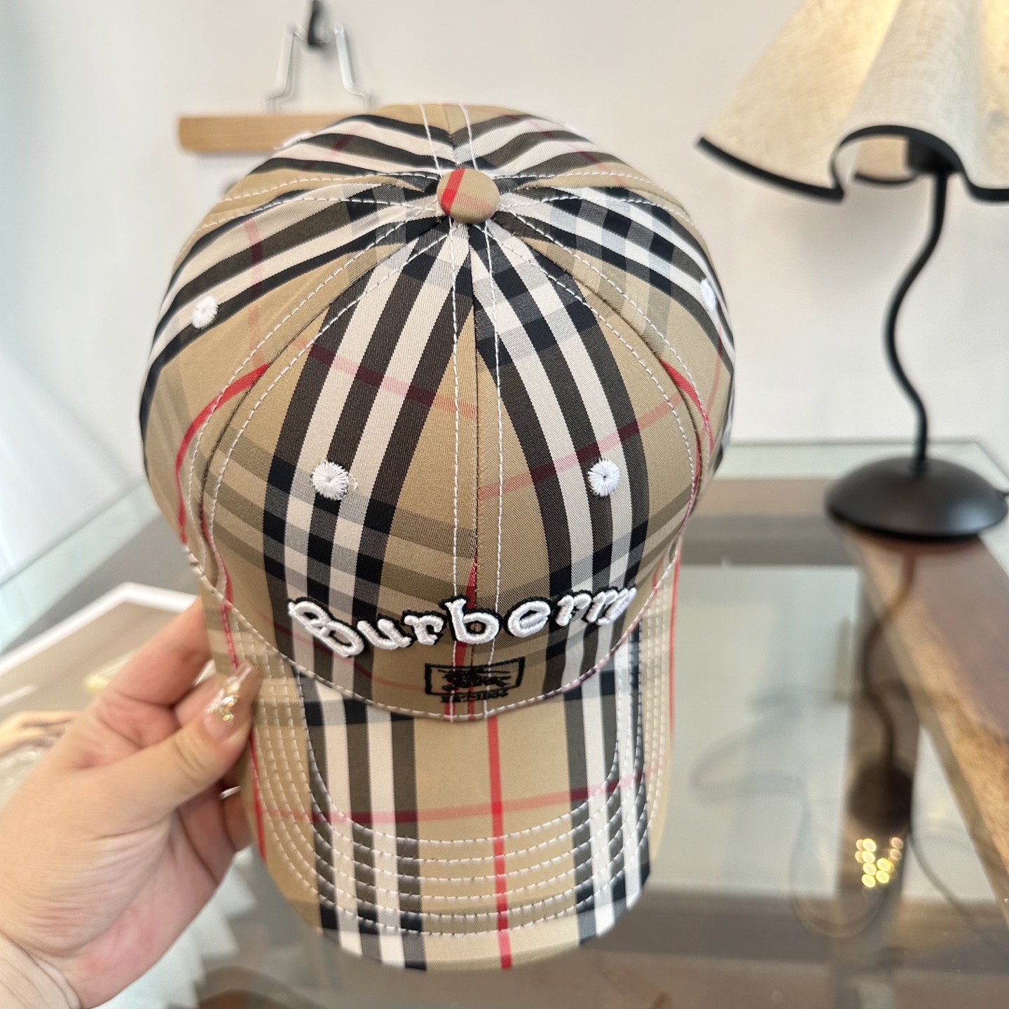 巴宝莉BURBERRY官网同步上线 韩版新款英伦风定制款1:1原单品质 男女通用棒球帽 美邦工艺 高版品