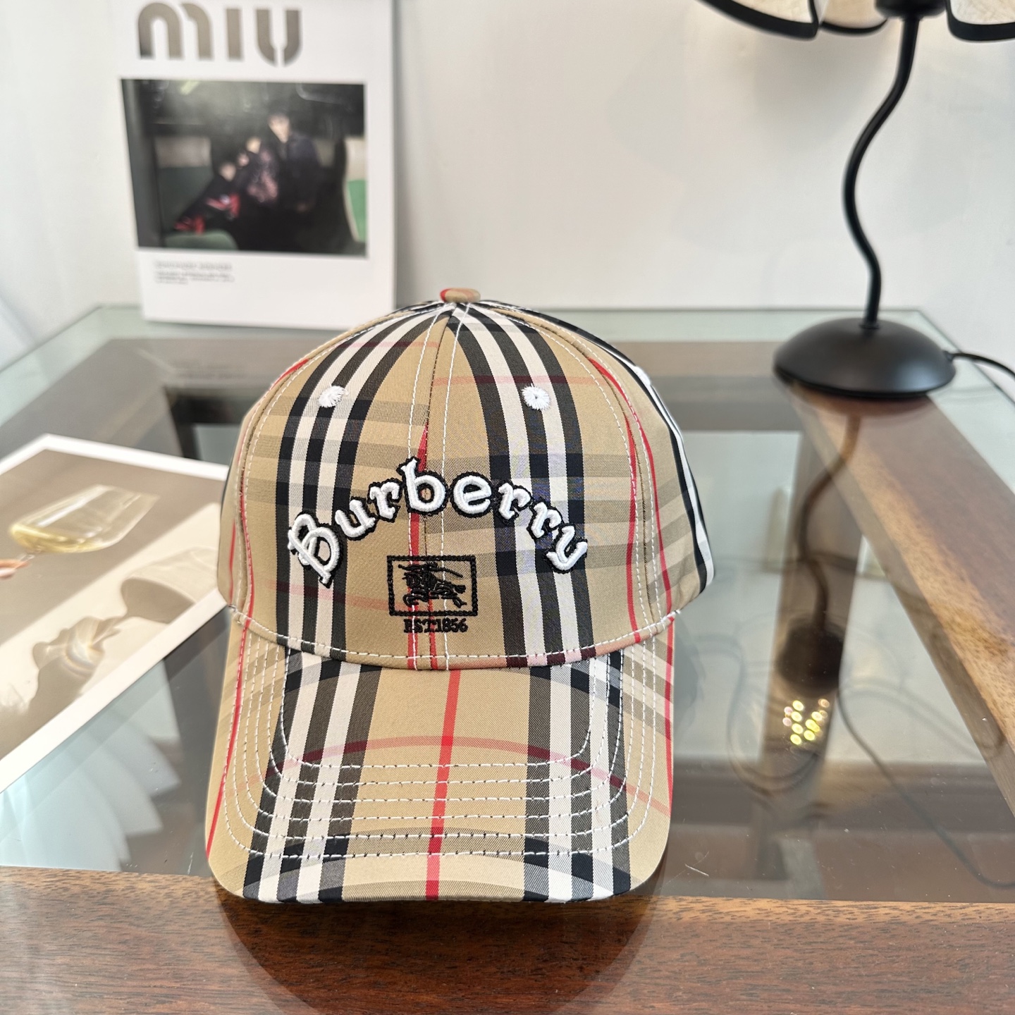 巴宝莉BURBERRY官网同步上线 韩版新款英伦风定制款1:1原单品质 男女通用棒球帽 美邦工艺 高版品