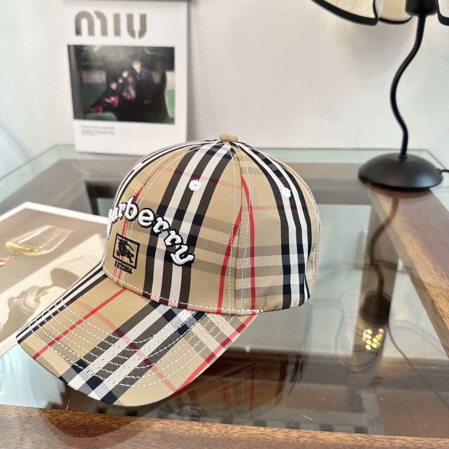 巴宝莉BURBERRY官网同步上线 韩版新款英伦风定制款1:1原单品质 男女通用棒球帽 美邦工艺 高版品