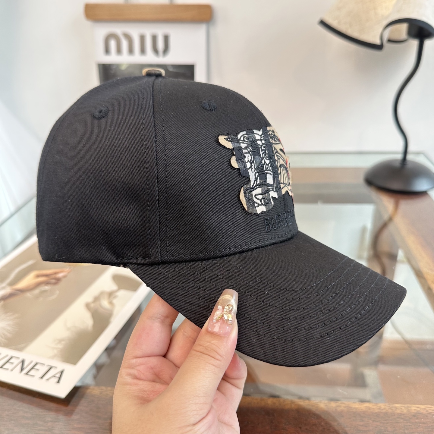 巴宝莉BURBERRY官网同步上线 韩版新款英伦风定制款1:1原单品质 男女通用棒球帽 美邦工艺 高版品
