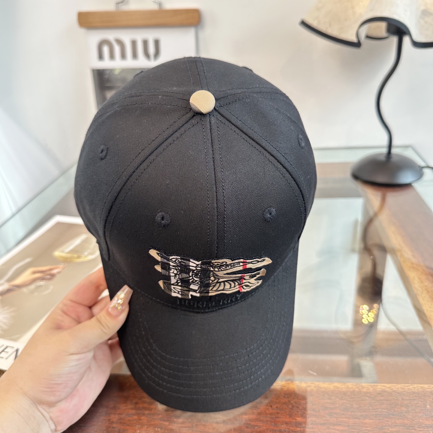 巴宝莉BURBERRY官网同步上线 韩版新款英伦风定制款1:1原单品质 男女通用棒球帽 美邦工艺 高版品