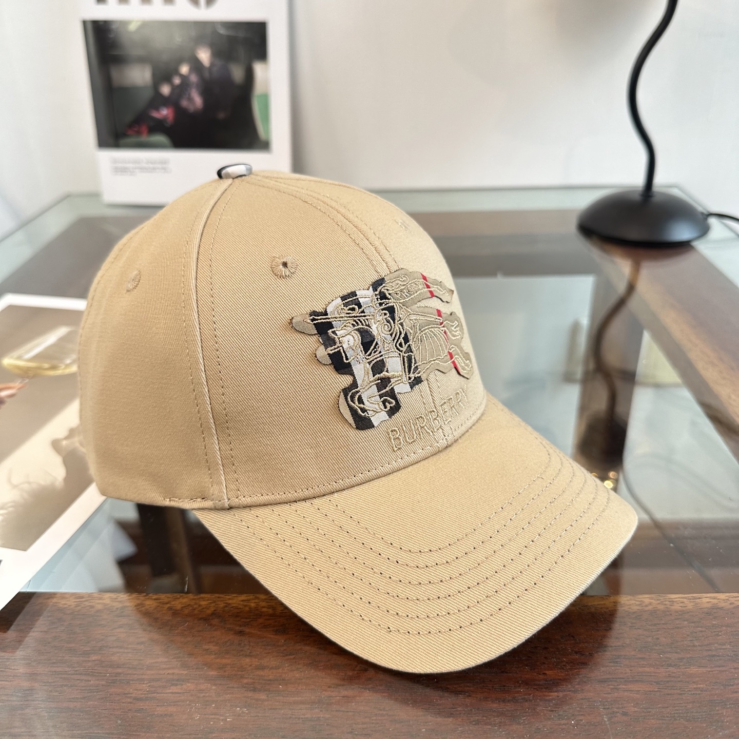 巴宝莉BURBERRY官网同步上线 韩版新款英伦风定制款1:1原单品质 男女通用棒球帽 美邦工艺 高版品