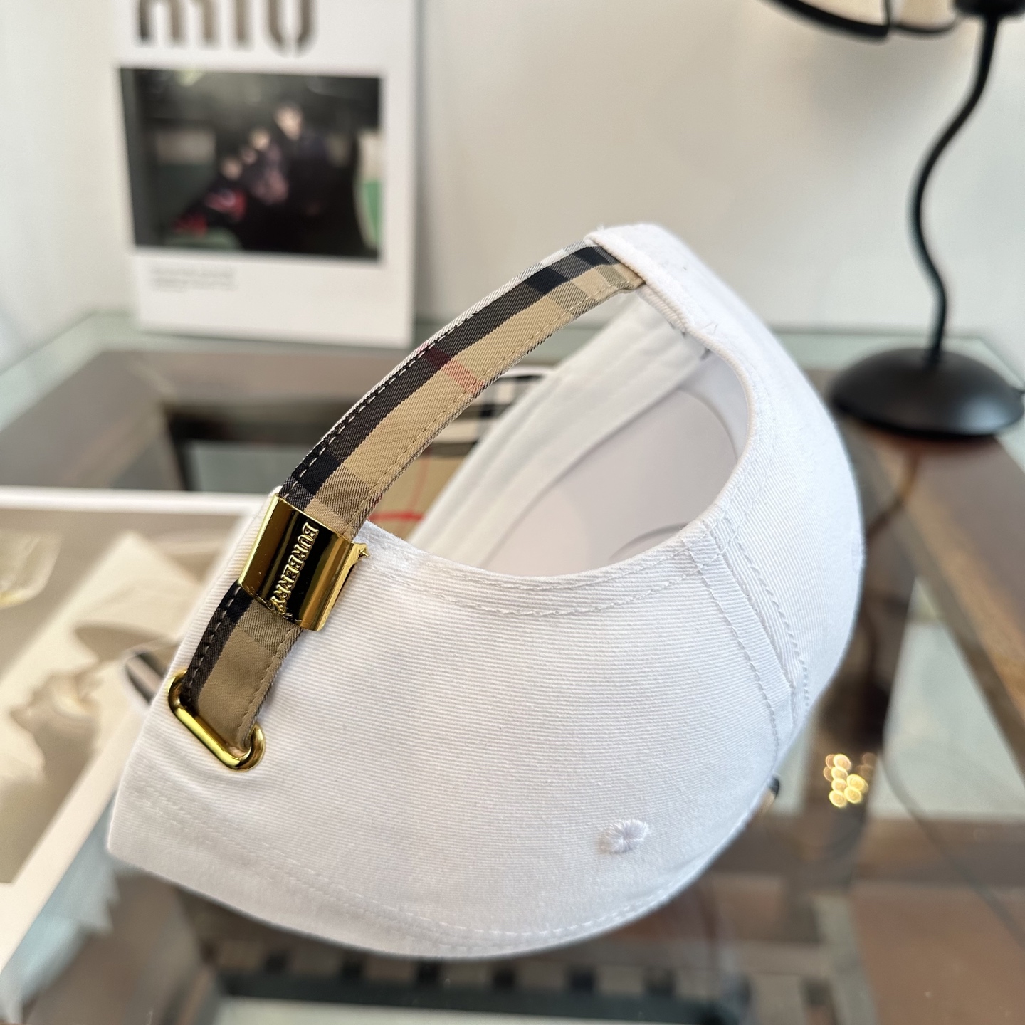巴宝莉BURBERRY官网同步上线 韩版新款英伦风定制款1:1原单品质 男女通用棒球帽 美邦工艺 高版品