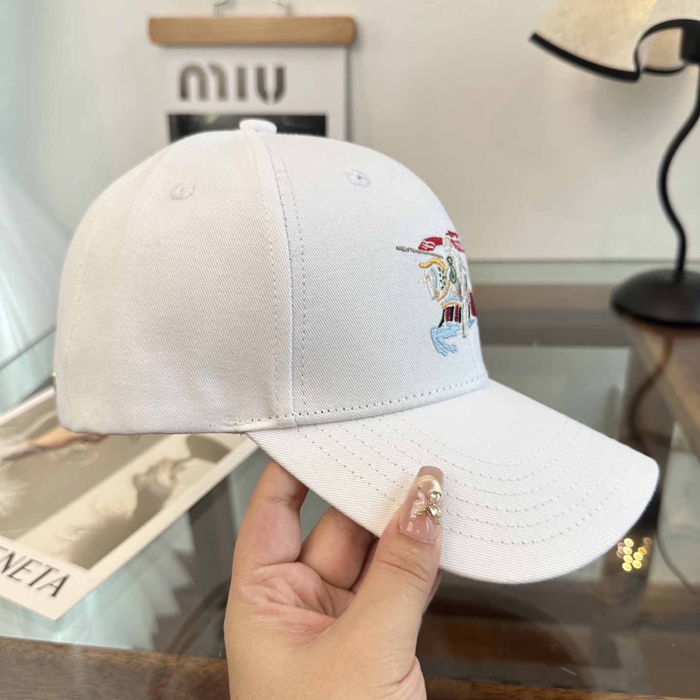 巴宝莉BURBERRY官网同步上线 韩版新款英伦风定制款1:1原单品质 男女通用棒球帽 美邦工艺 高版品