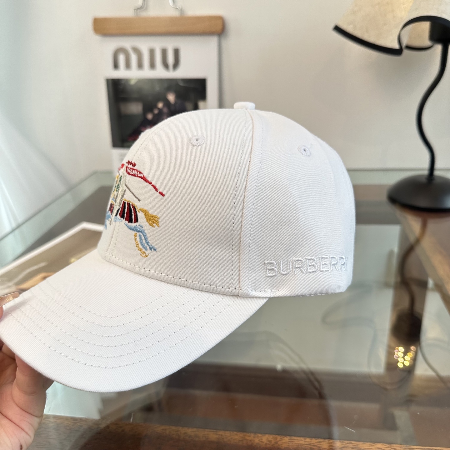 巴宝莉BURBERRY官网同步上线 韩版新款英伦风定制款1:1原单品质 男女通用棒球帽 美邦工艺 高版品