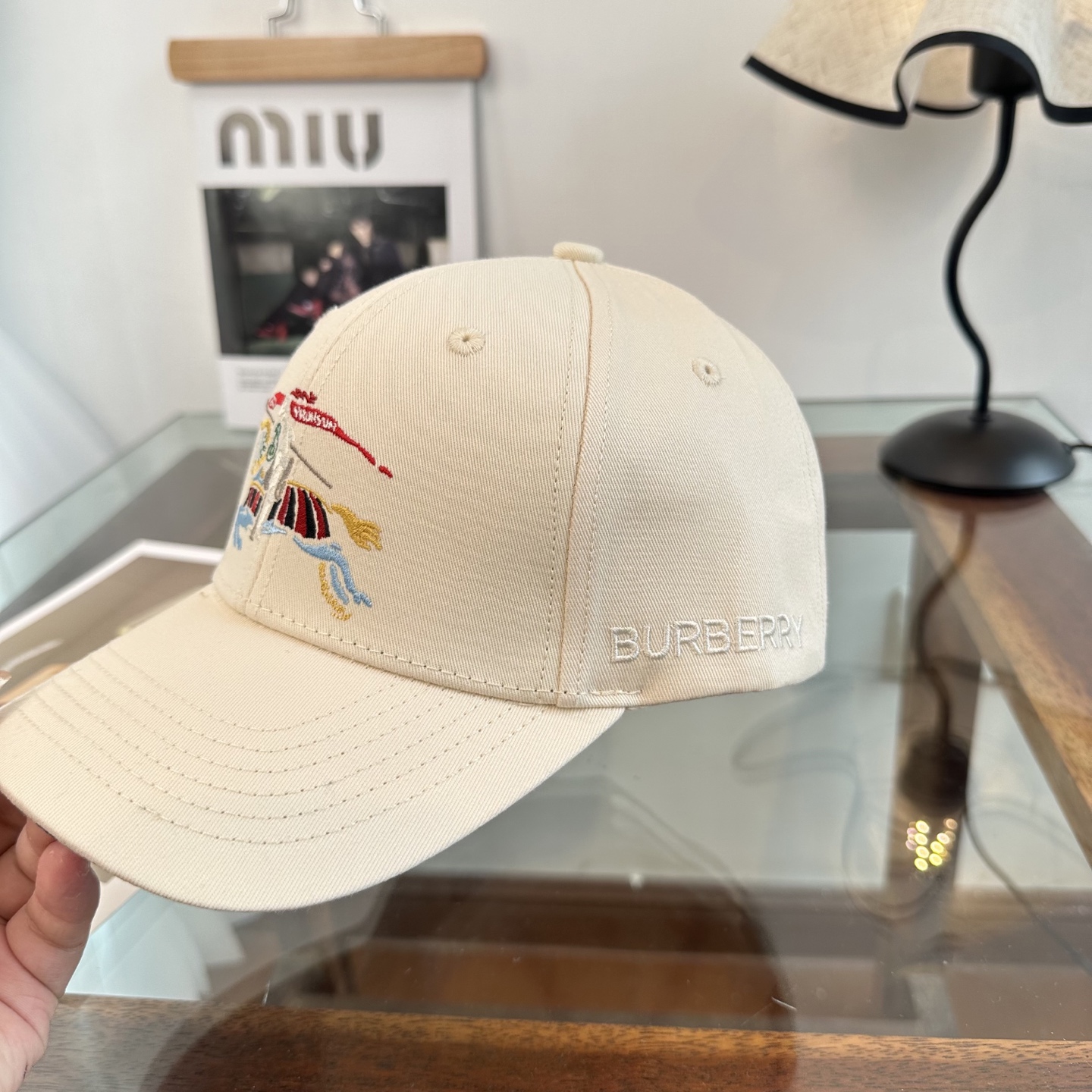 巴宝莉BURBERRY官网同步上线 韩版新款英伦风定制款1:1原单品质 男女通用棒球帽 美邦工艺 高版品