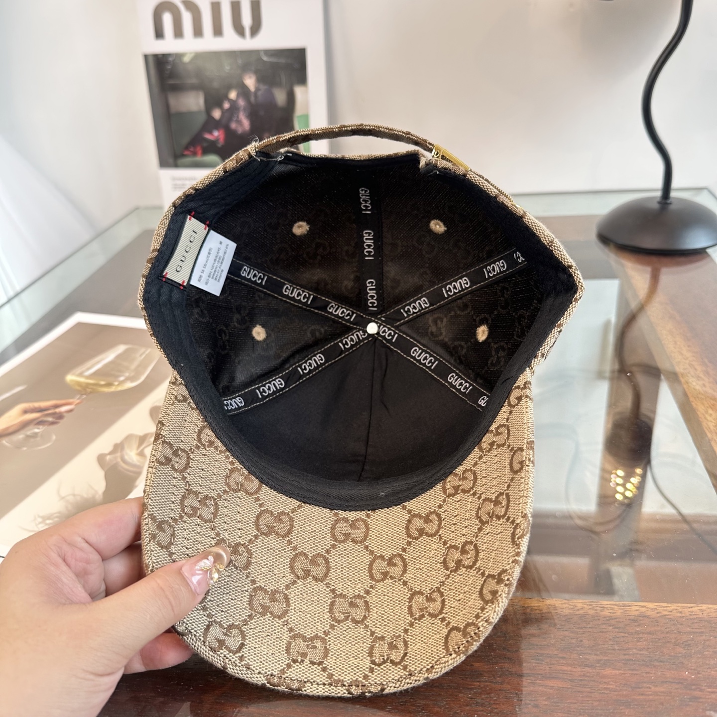 GUCCI古奇棒球帽 2026新款 工艺非常精美 高档大气上档次！低调奢华，方便携带！