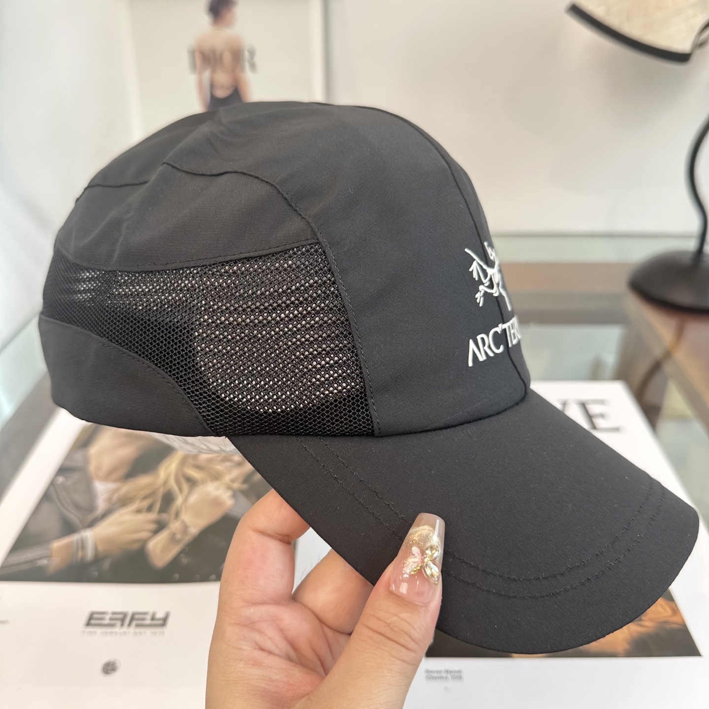 ARCTERYX SMALL BIRD HAT 始祖鸟弯檐棒球帽轻量帽子防晒帽遮阳帽情侣款SMALL B