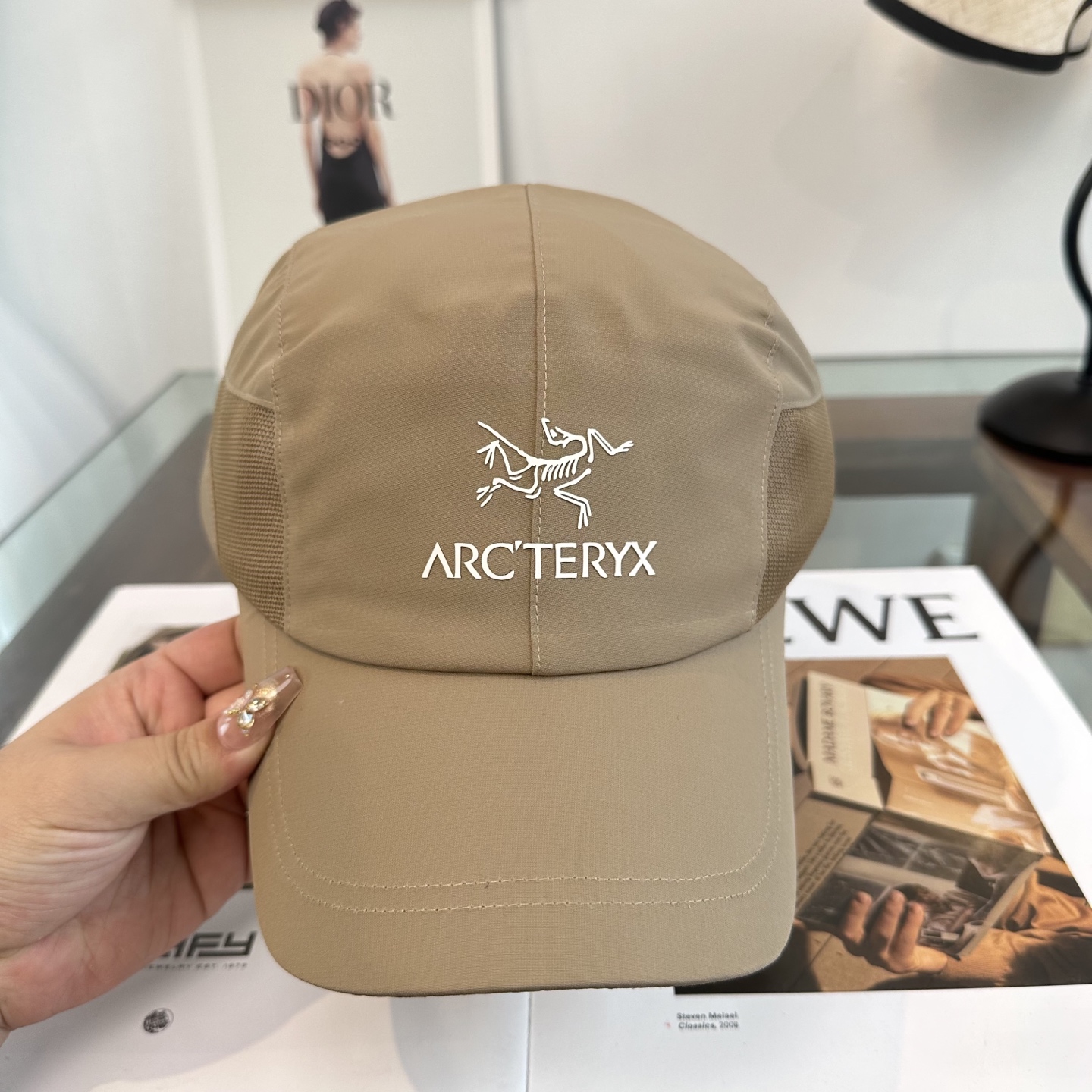 ARCTERYX SMALL BIRD HAT 始祖鸟弯檐棒球帽轻量帽子防晒帽遮阳帽情侣款SMALL B