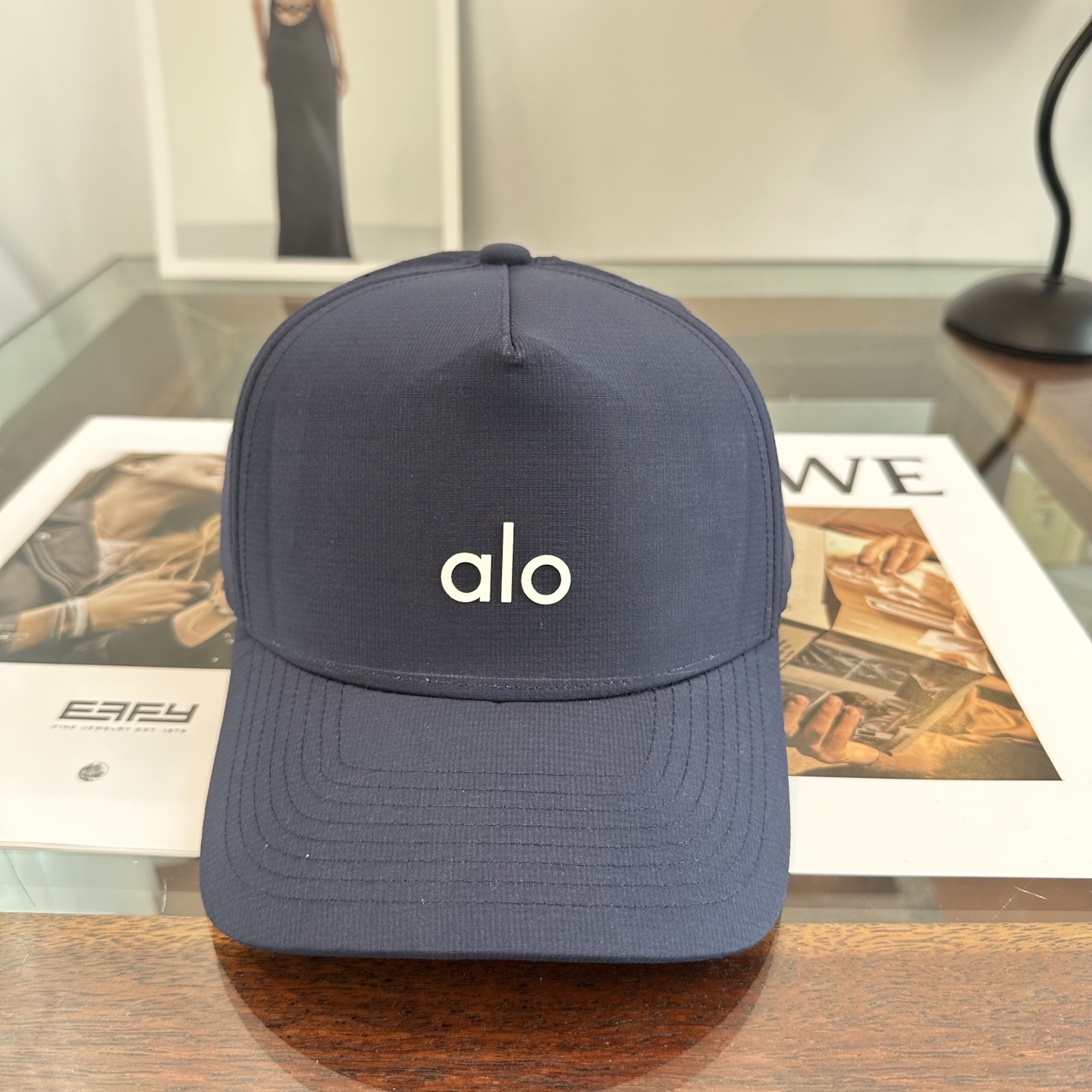 Alo 🔥爆款 新款棒球帽定制面料，简约时尚更透气，超火爆现货秒发