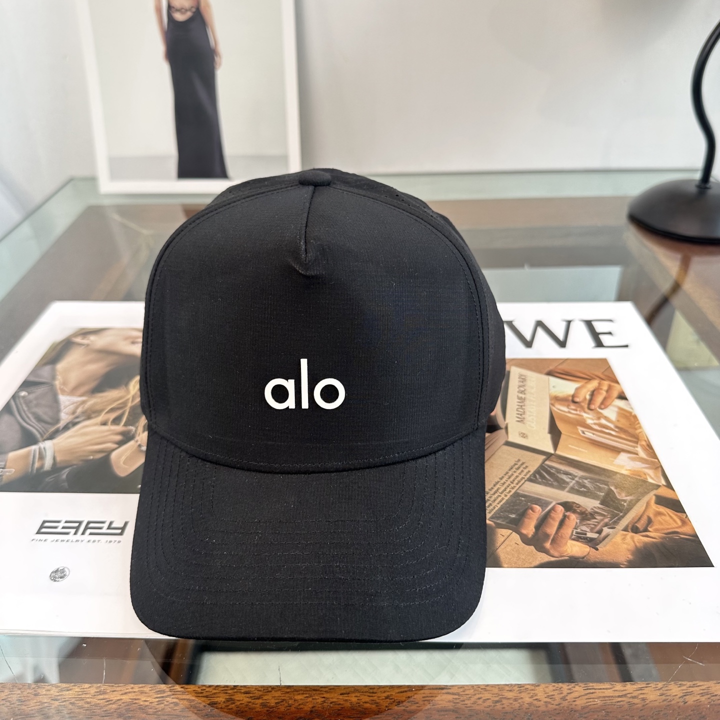 Alo 🔥爆款 新款棒球帽定制面料，简约时尚更透气，超火爆现货秒发