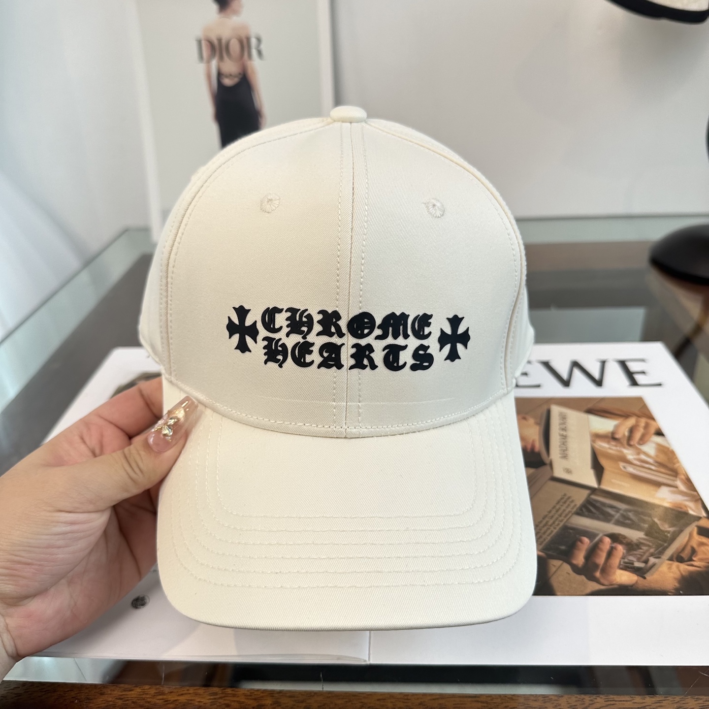 Chrome hearts 克罗心 新款十字架 高品质棒球帽，高端定制版！网红时尚博主同款！墙裂推荐！质