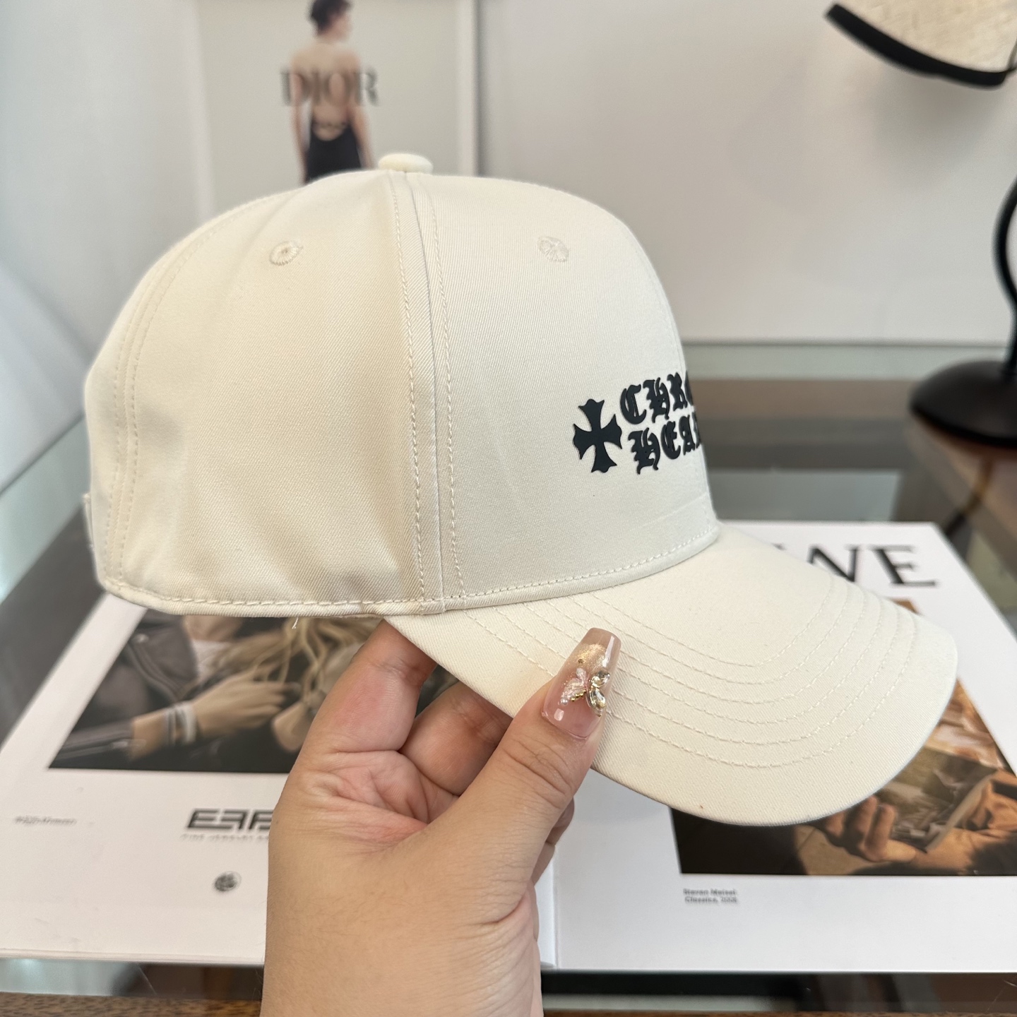 Chrome hearts 克罗心 新款十字架 高品质棒球帽，高端定制版！网红时尚博主同款！墙裂推荐！质