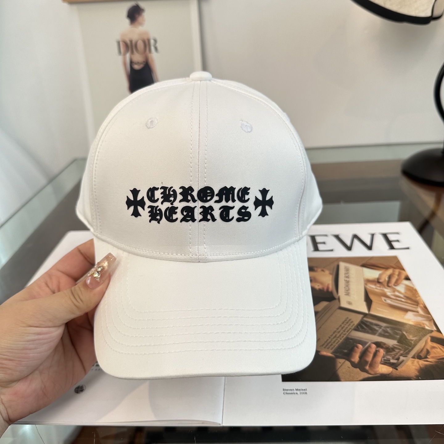 Chrome hearts 克罗心 新款十字架 高品质棒球帽，高端定制版！网红时尚博主同款！墙裂推荐！质
