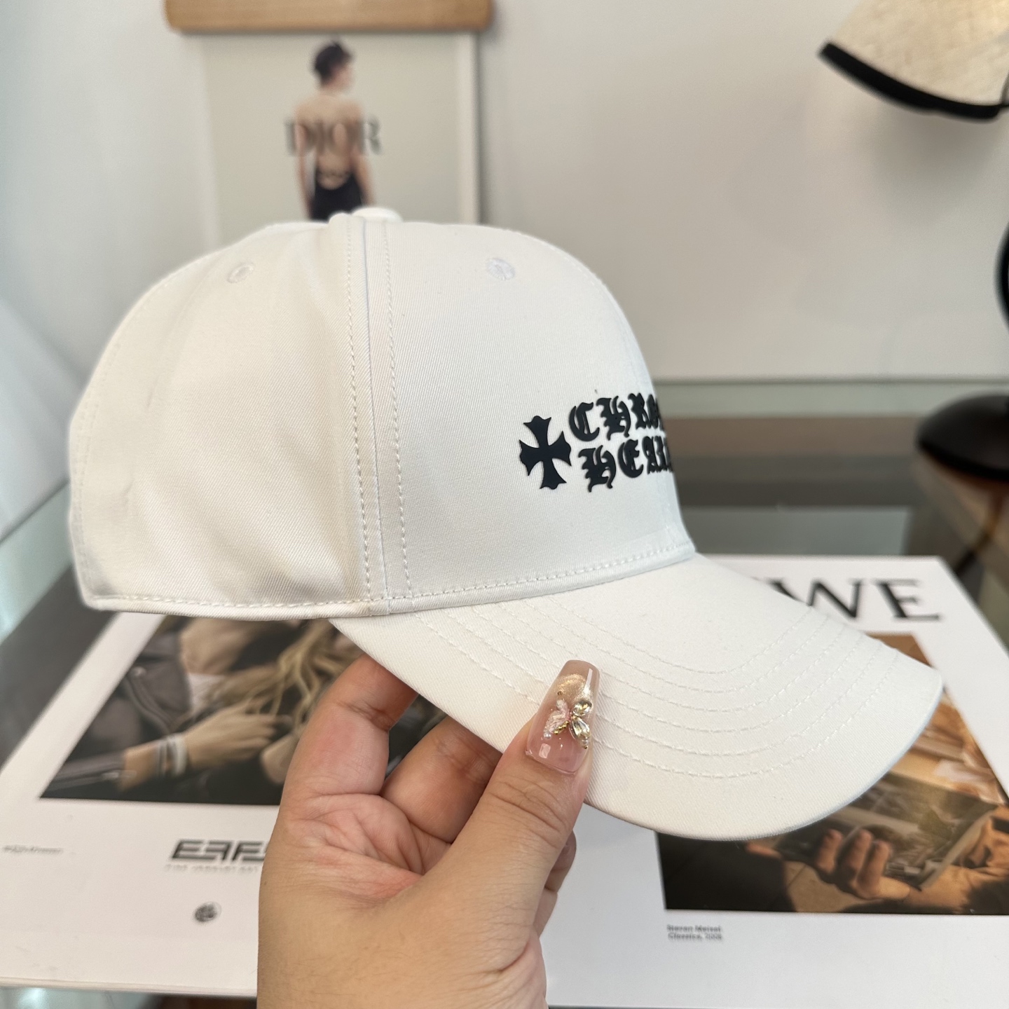 Chrome hearts 克罗心 新款十字架 高品质棒球帽，高端定制版！网红时尚博主同款！墙裂推荐！质