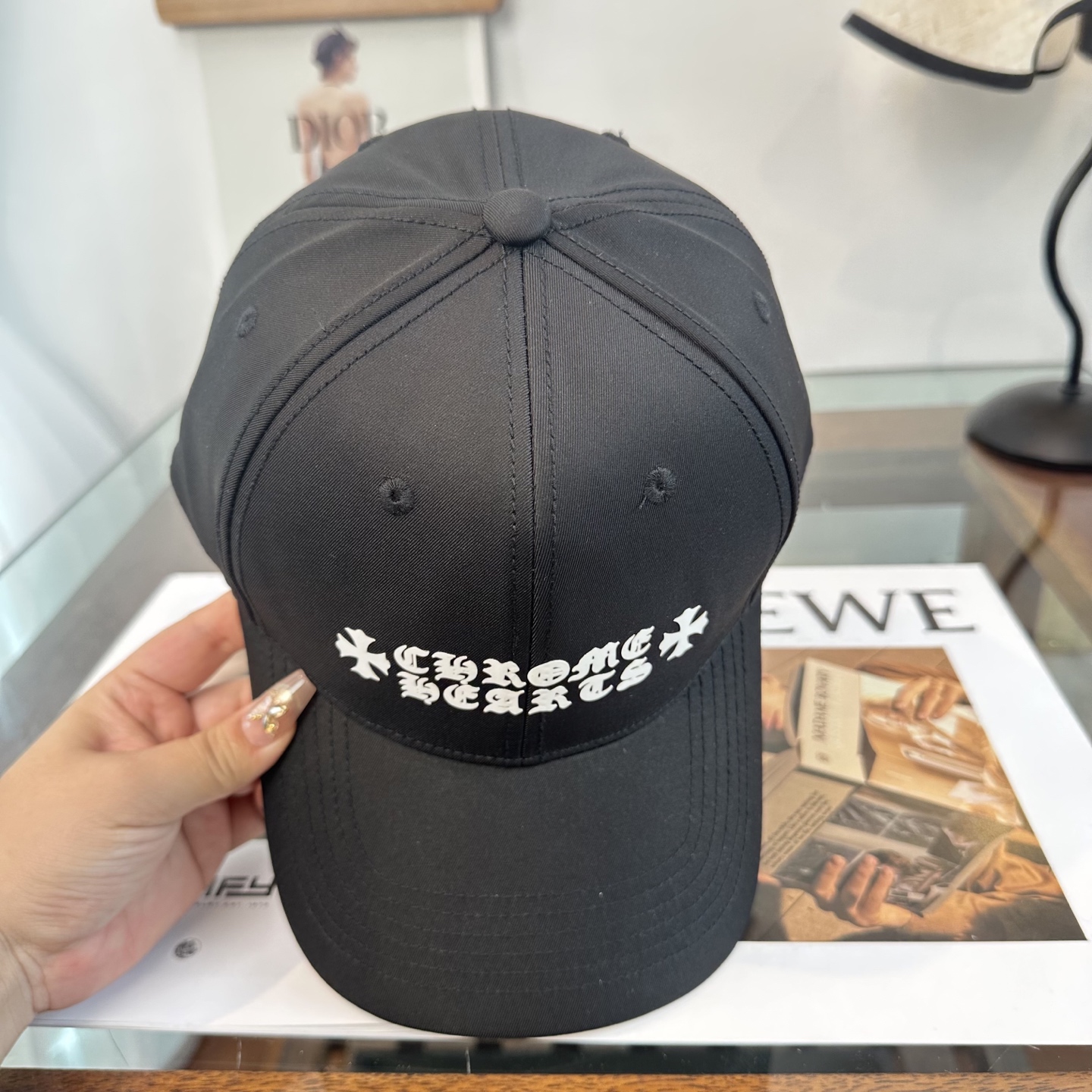 Chrome hearts 克罗心 新款十字架 高品质棒球帽，高端定制版！网红时尚博主同款！墙裂推荐！质