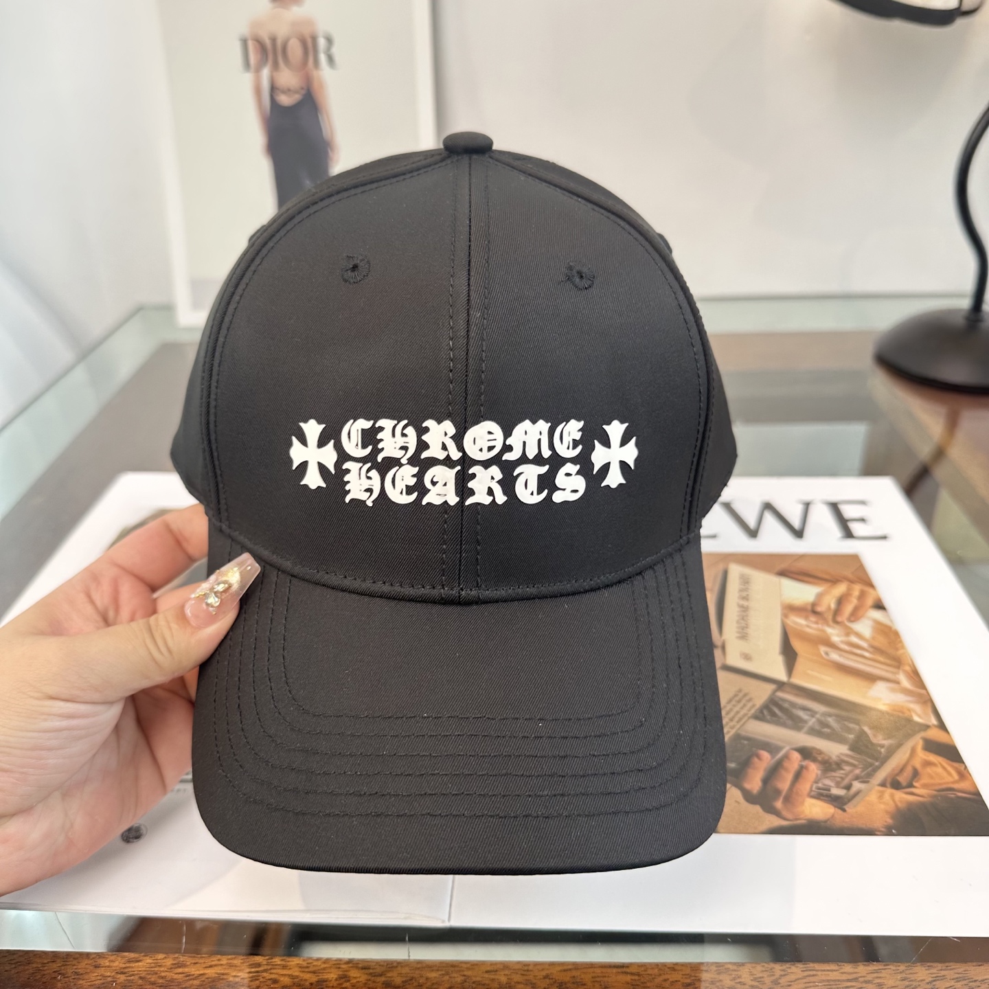 Chrome hearts 克罗心 新款十字架 高品质棒球帽，高端定制版！网红时尚博主同款！墙裂推荐！质